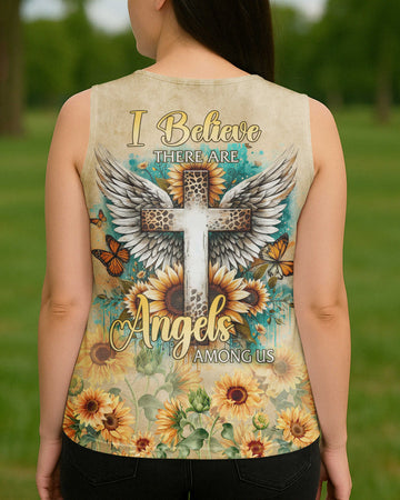 I Believe There Are Angels Among Us V-neck Tank Top