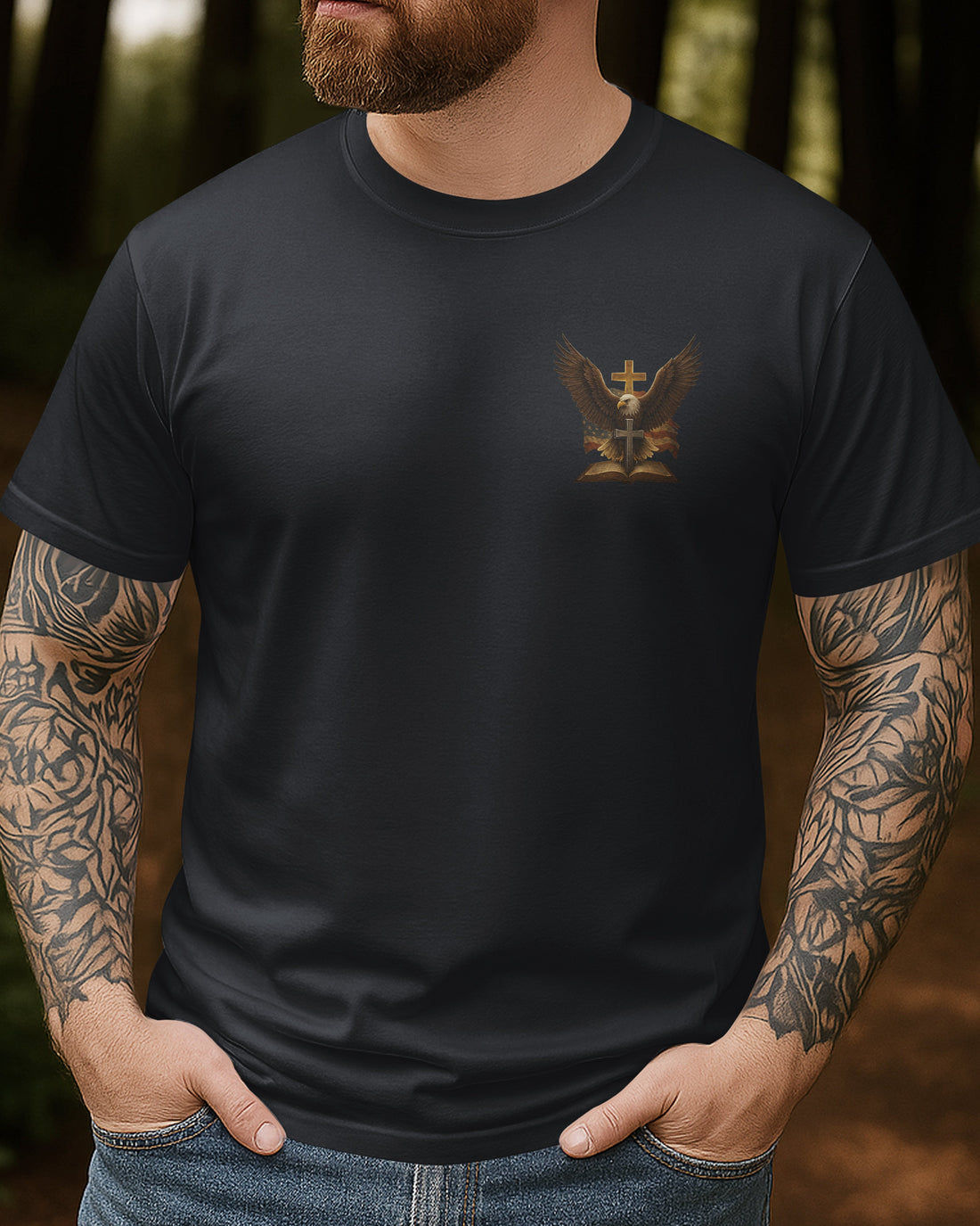 One Nation Under God All Over Print T-shirt