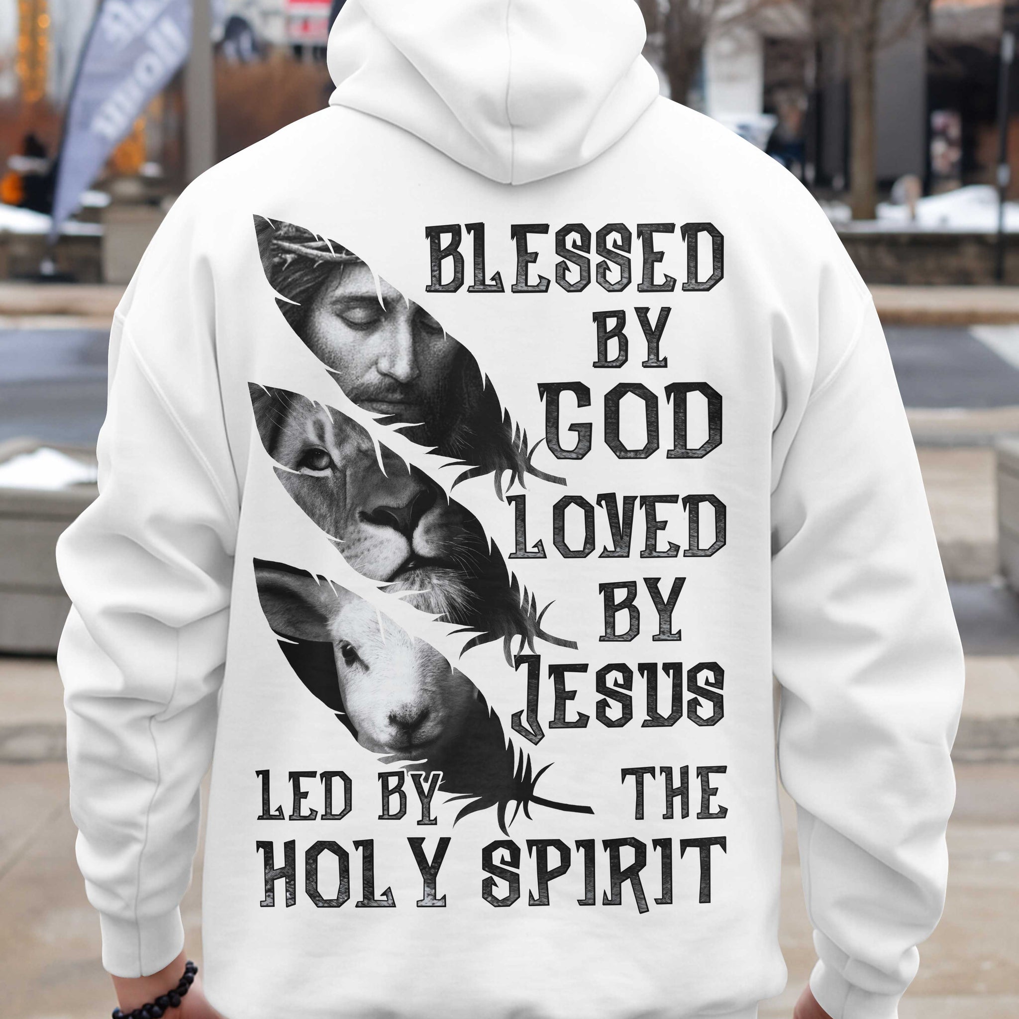 Blessed By God Loved By Jesus Led By The Holy Spirit Shirt