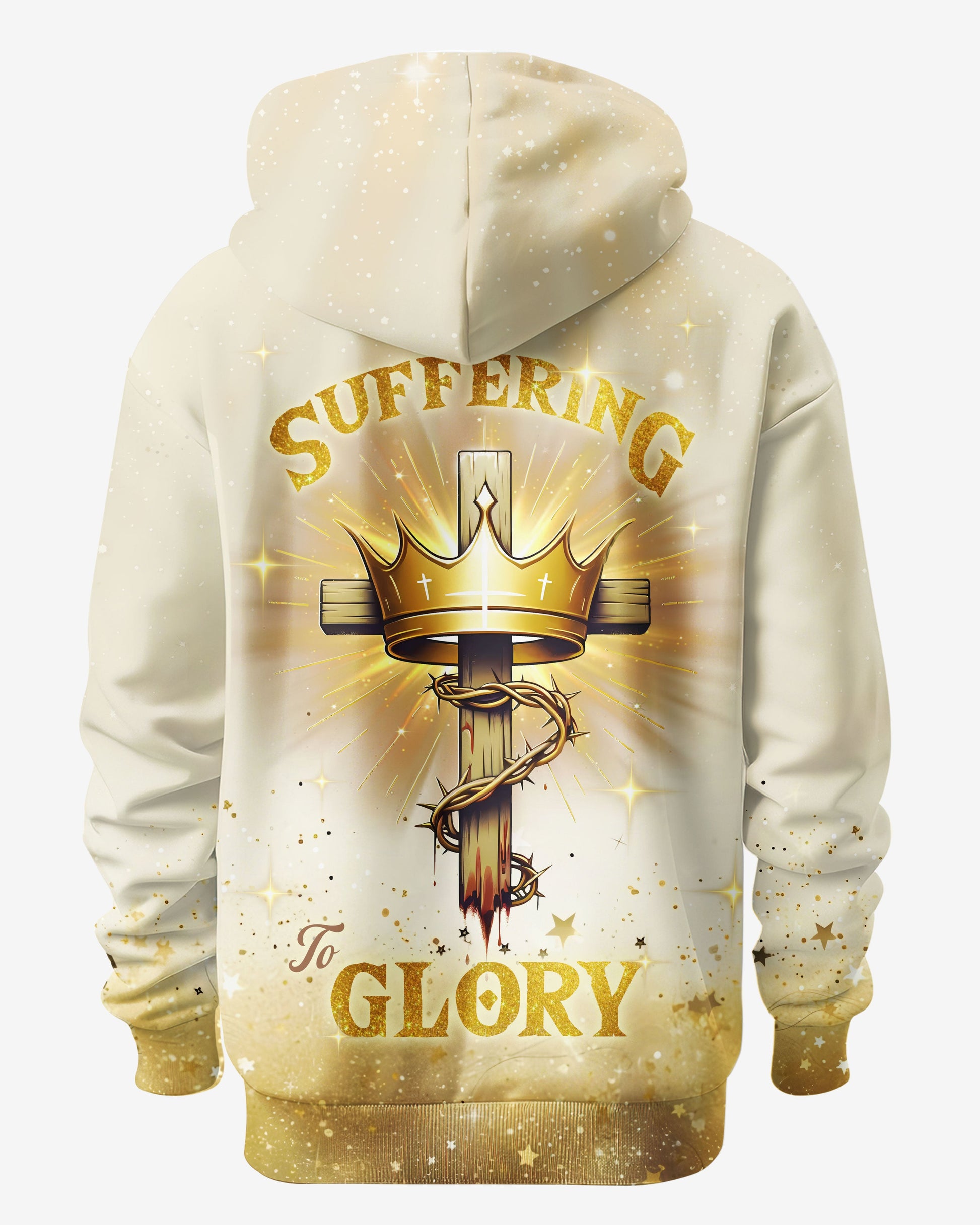 From Suffering To Glory All Over Print Zip Hoodie