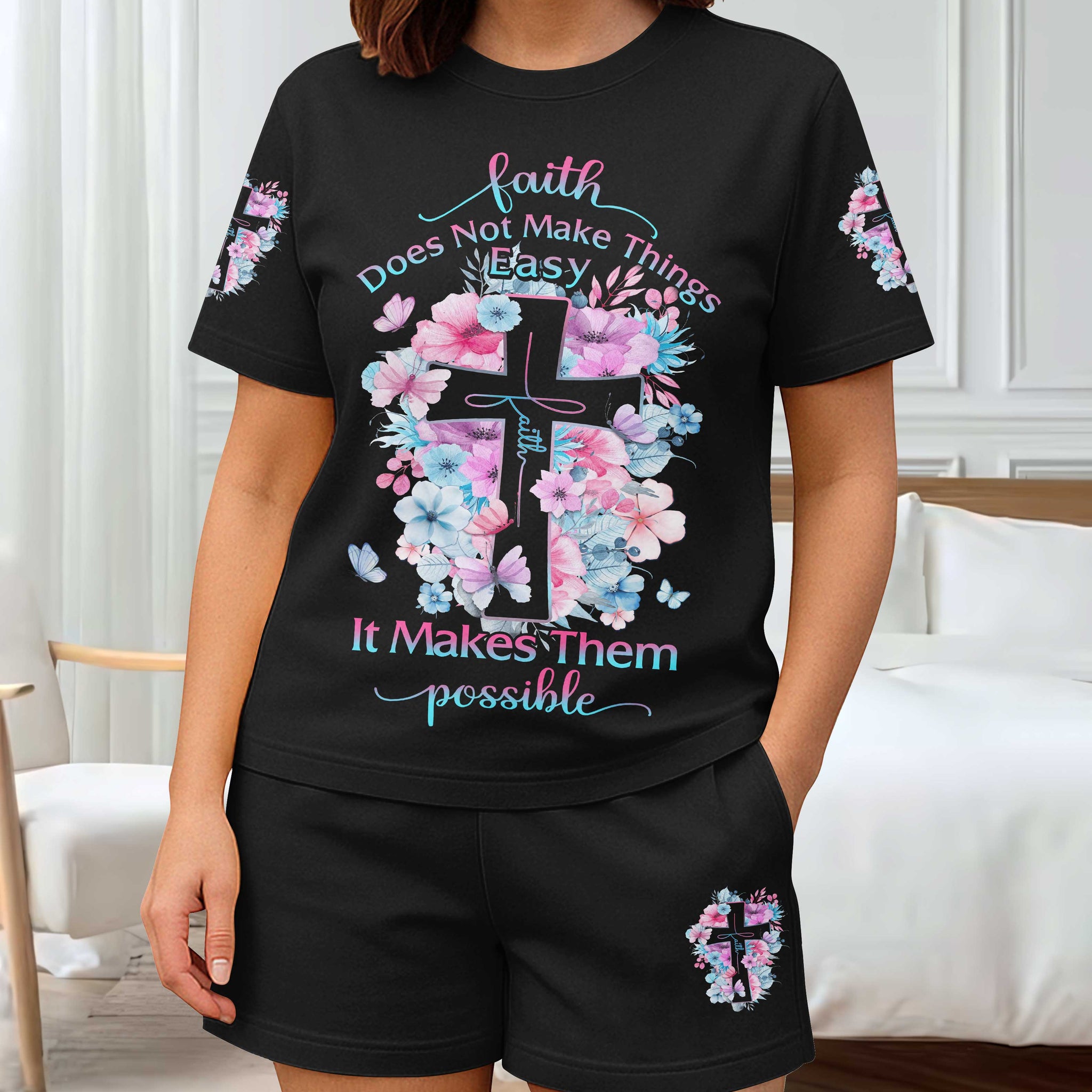 It Makes Them Possible All Over Print Summer Set