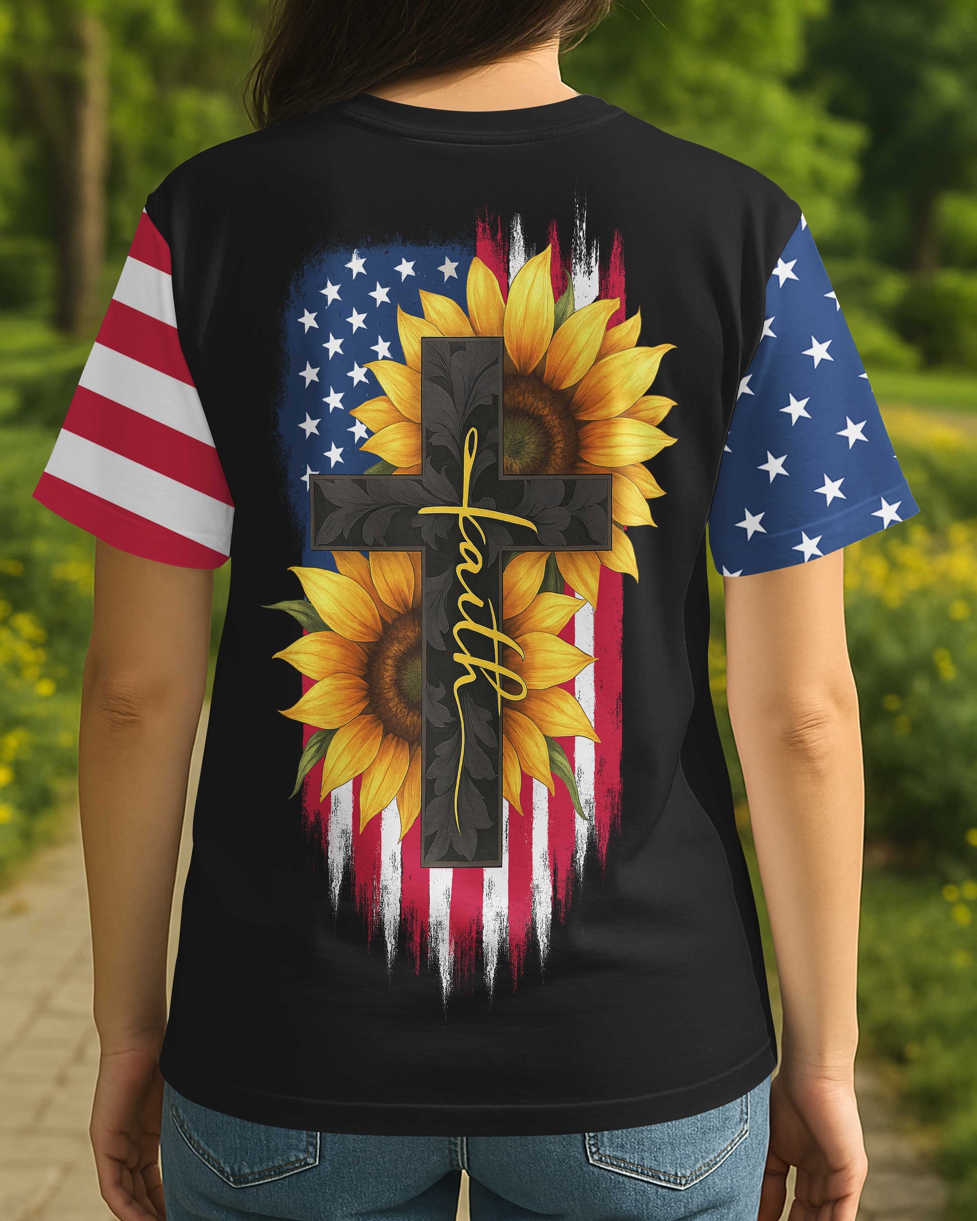 American Faith All Over Print T-Shirt
