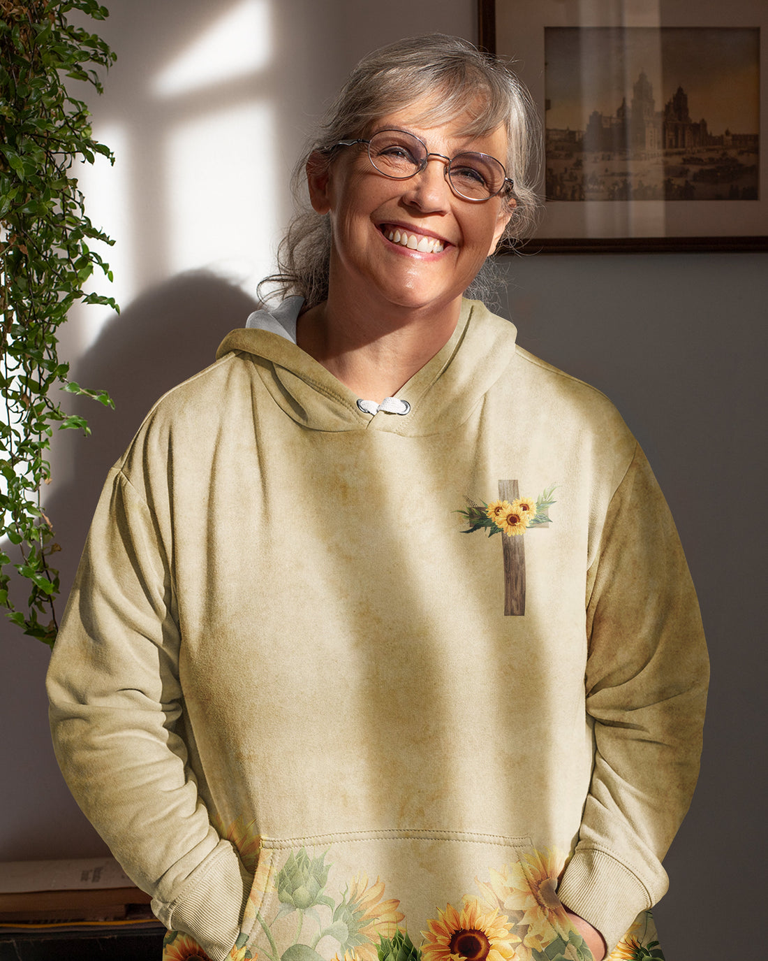 I Believe There Are Angels Among Us All Over Print Hoodie