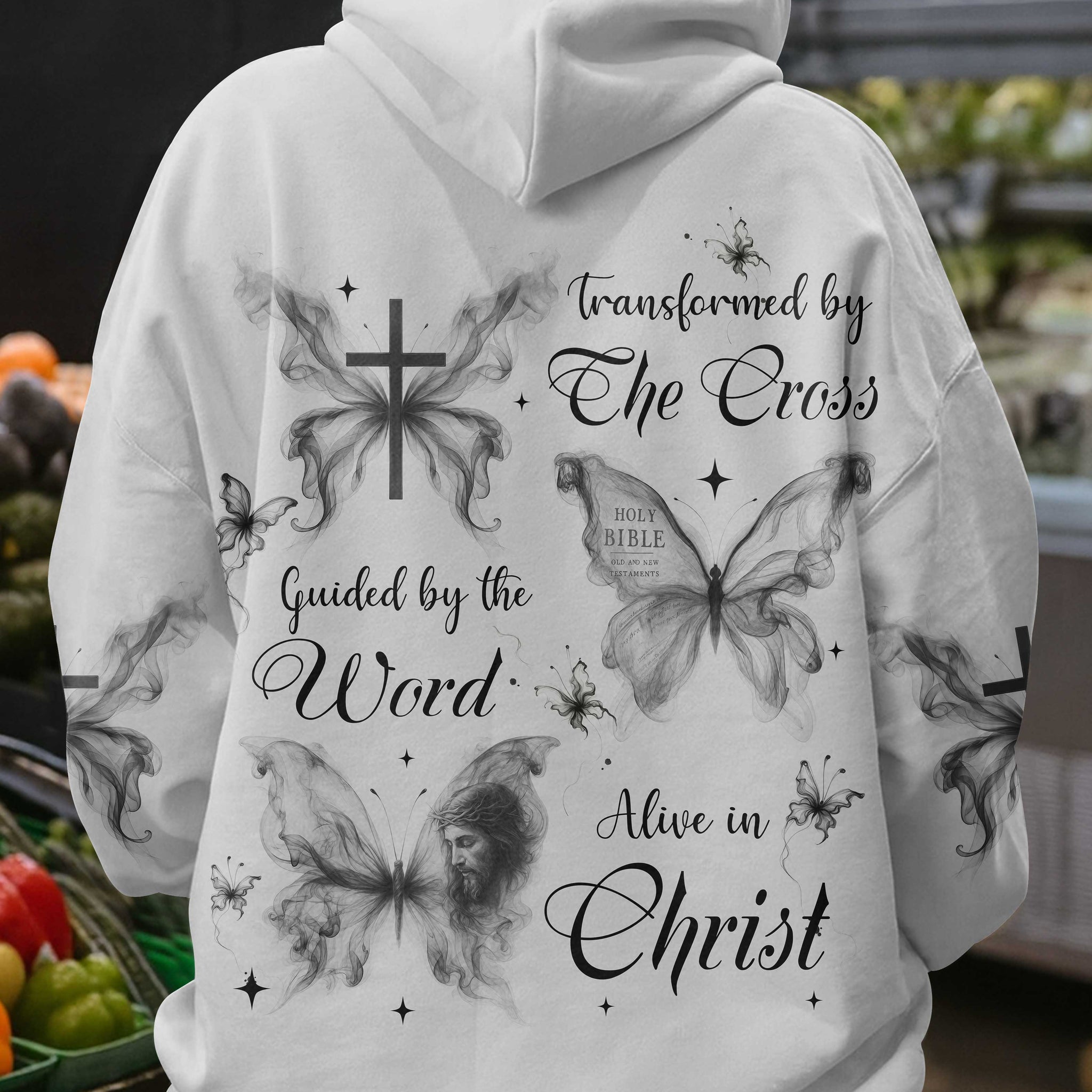 Transformed By The Cross Guided By The Word Alive In Christ Shirt