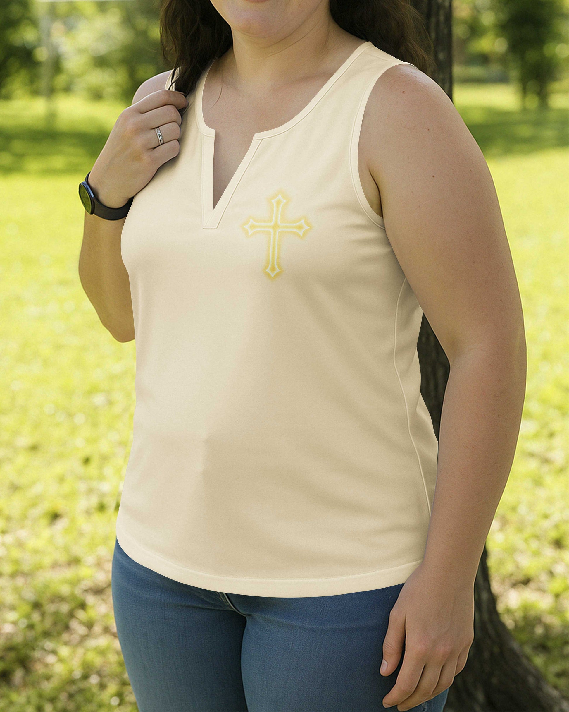 They Will Soar On Wings V-neck Tank Top