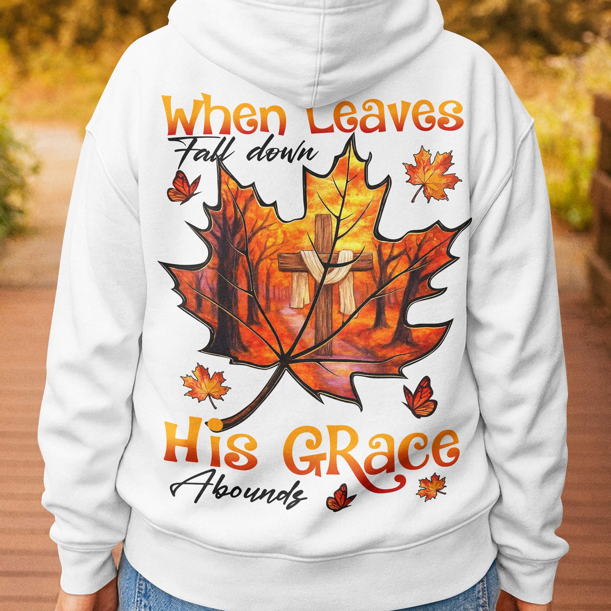 When Leaves Fall Down Hoodie