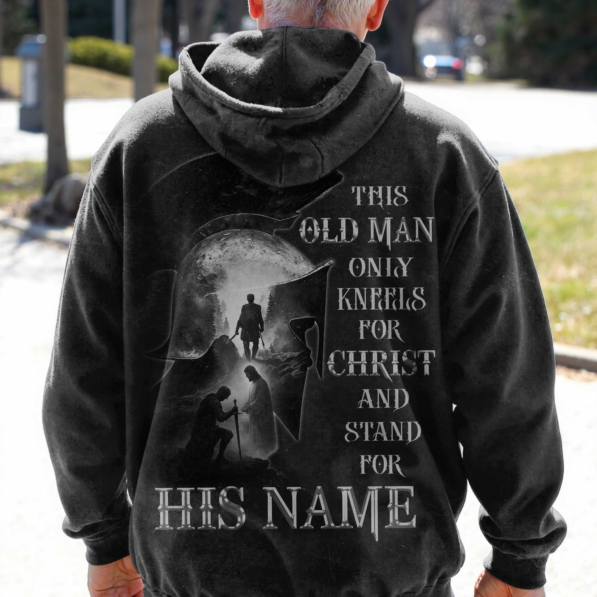 Kneel for Christ and Stand For His Name Shirt