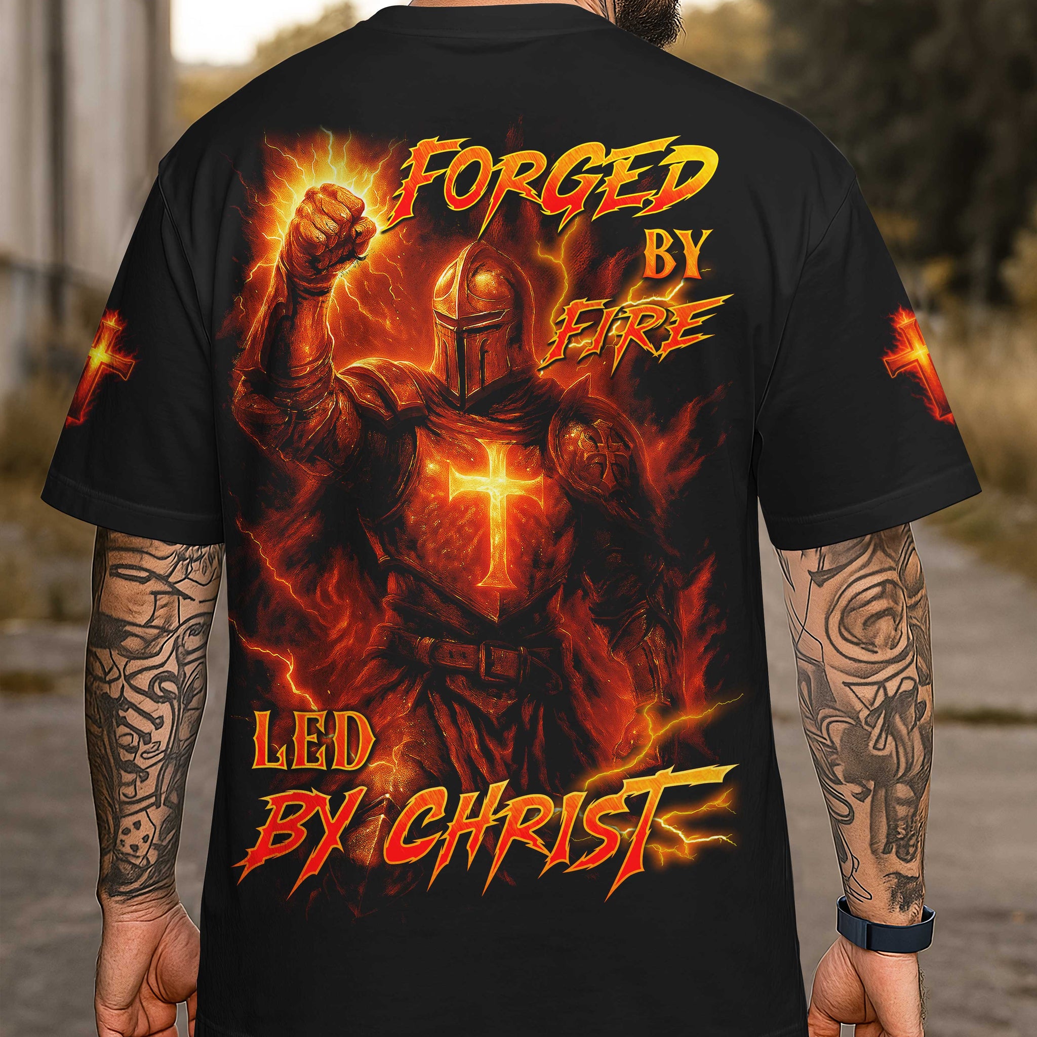 Forged By Fire Led By Christ T-Shirt