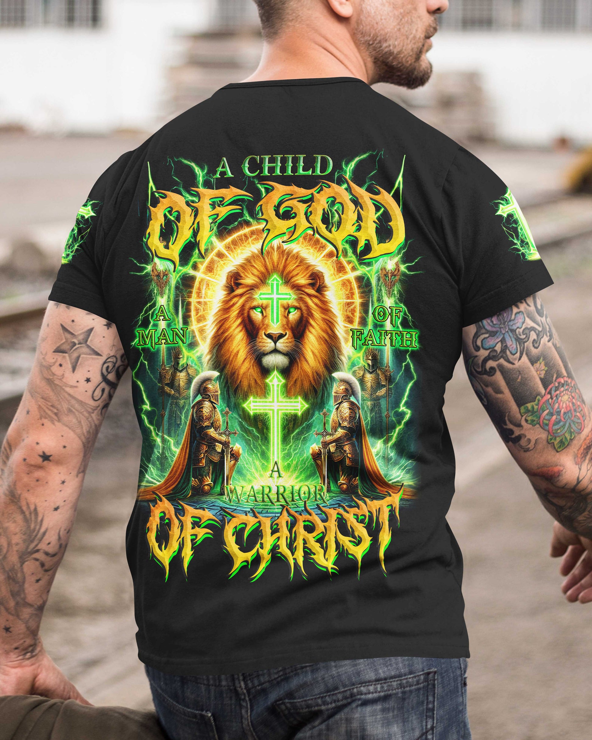 A Child Of God All Over Print T-shirt
