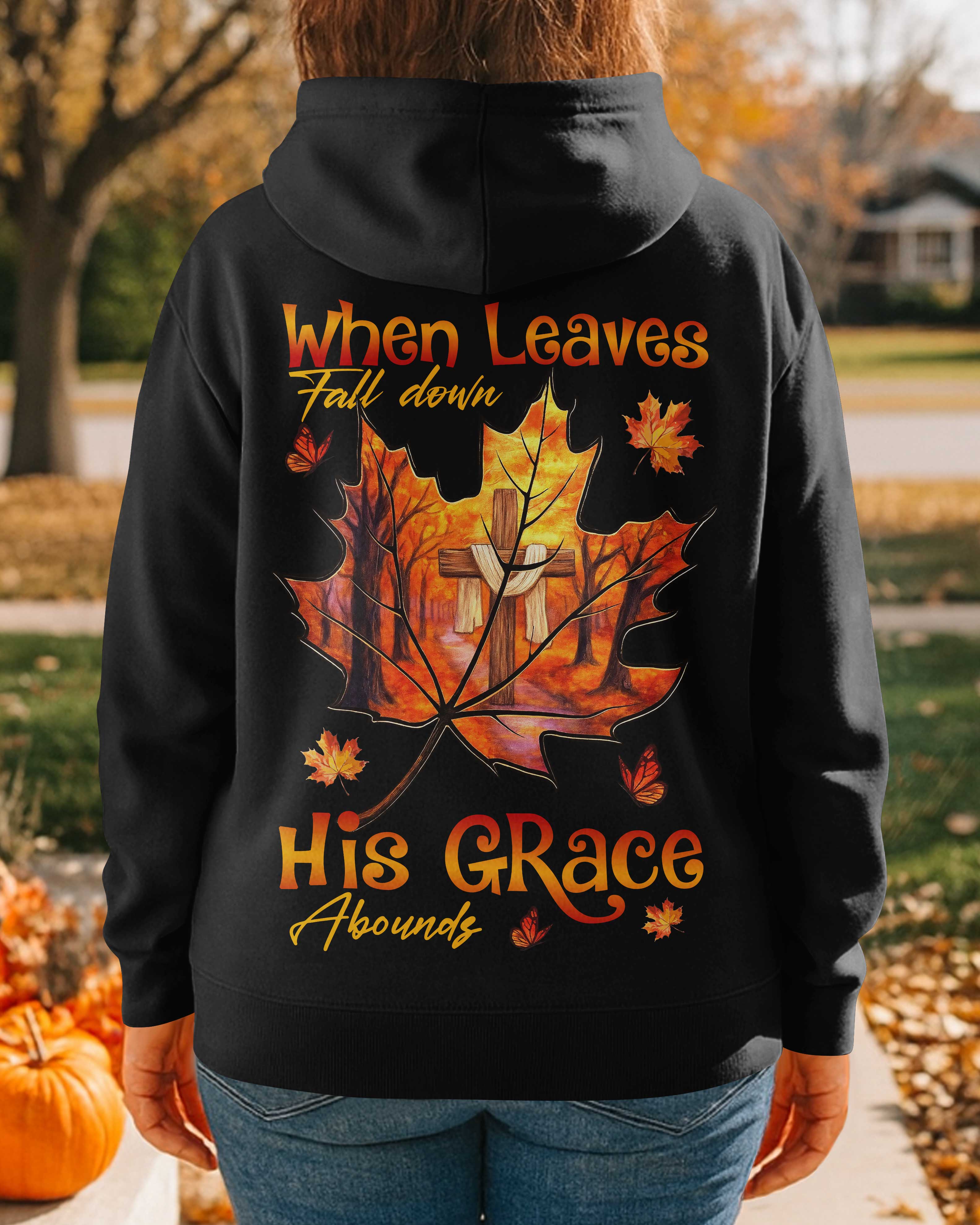 When Leaves Fall Down Hoodie