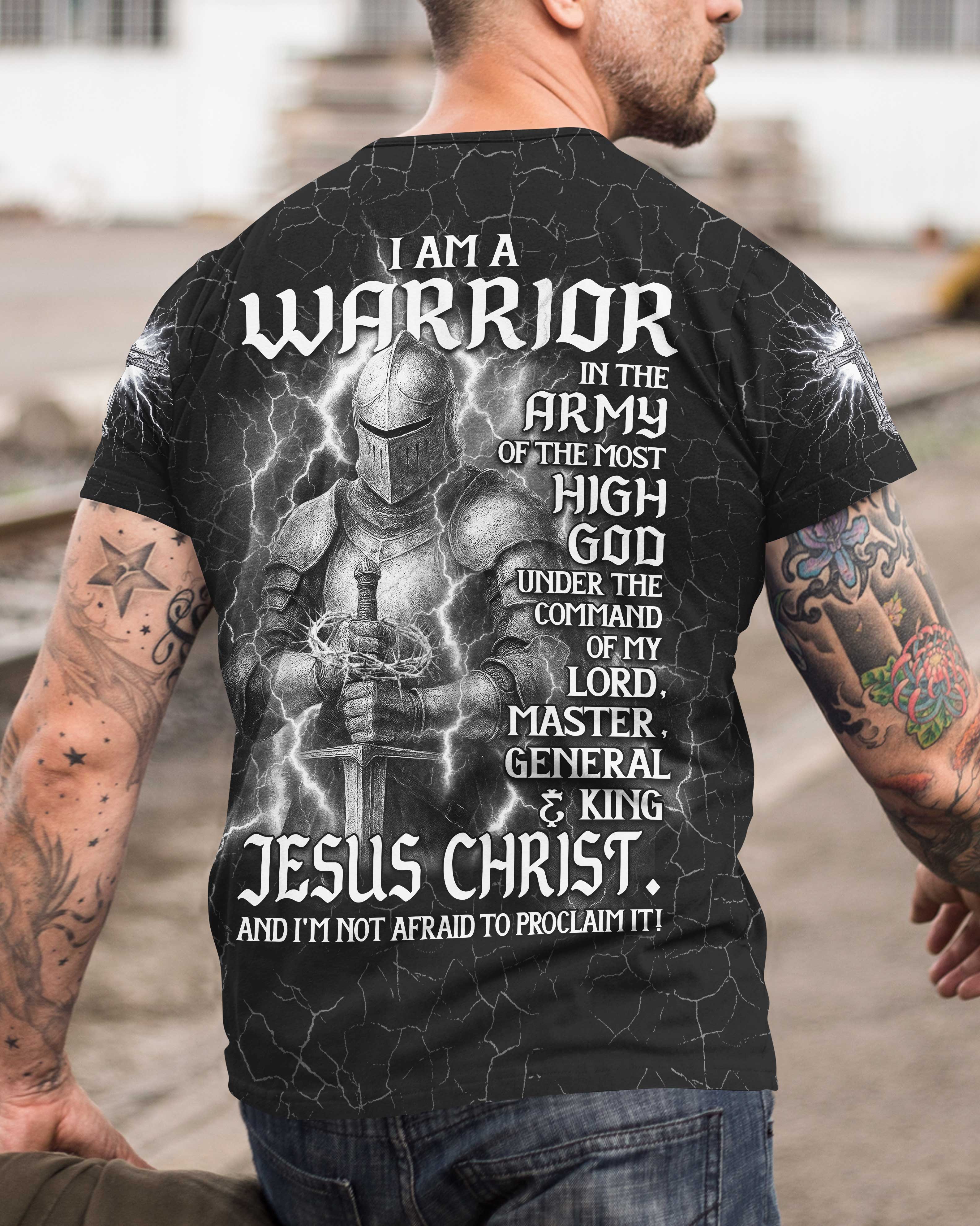 I Am A Warrior All Over Print T-shirt