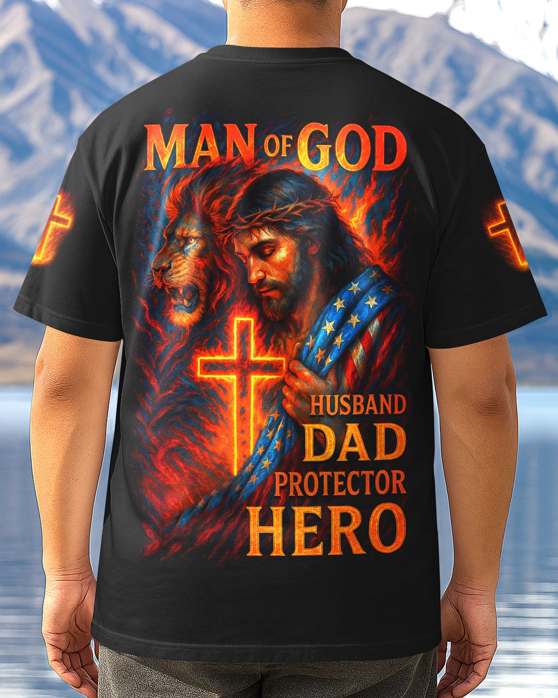 Man Of God All Over Print T-Shirt