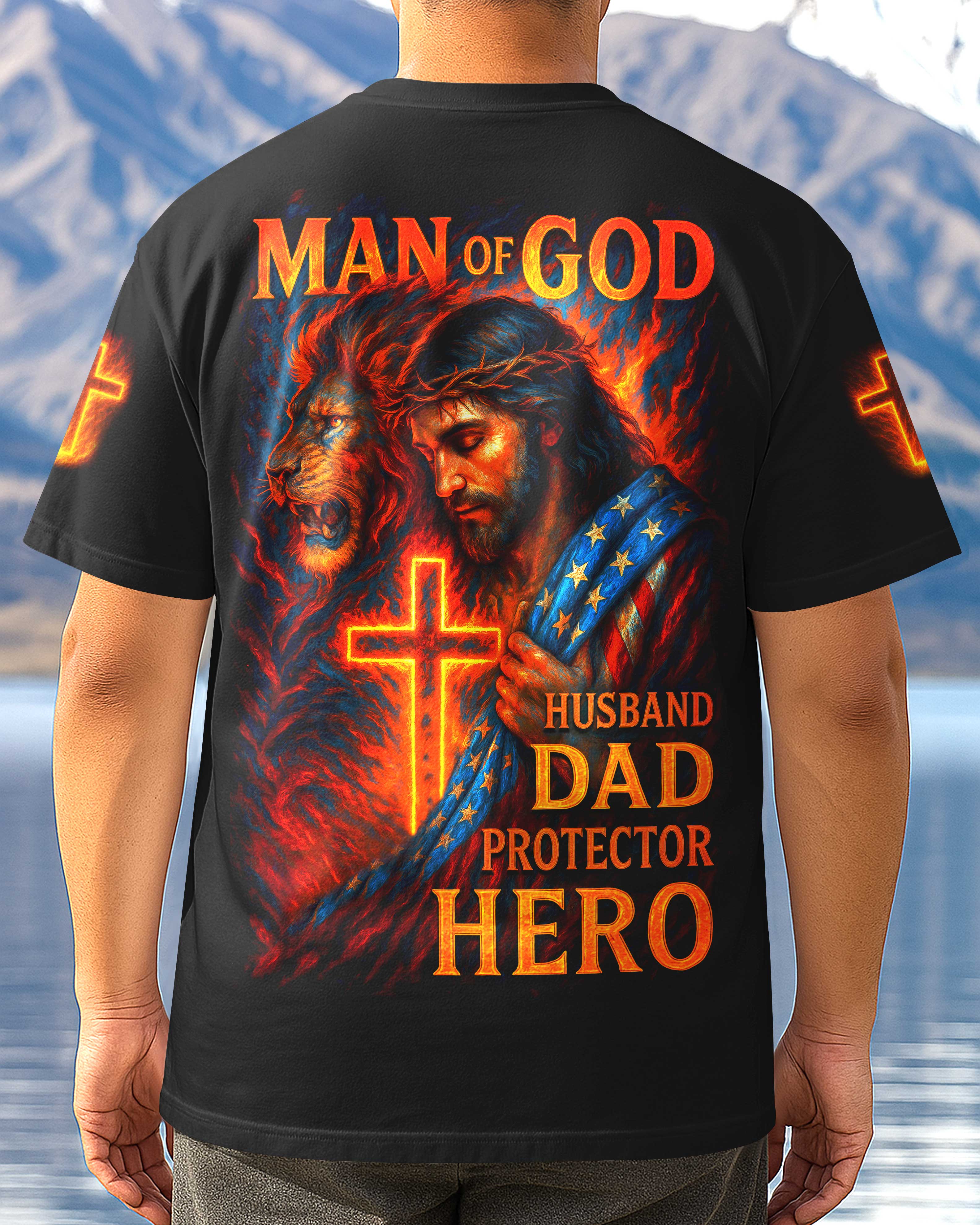 Man Of God All Over Print T-Shirt