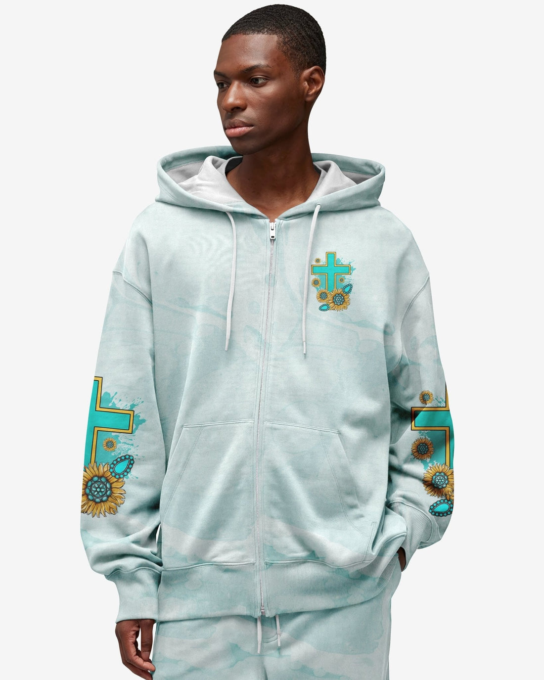 Jesus Take The Wheel All Over Print Zip Hoodie