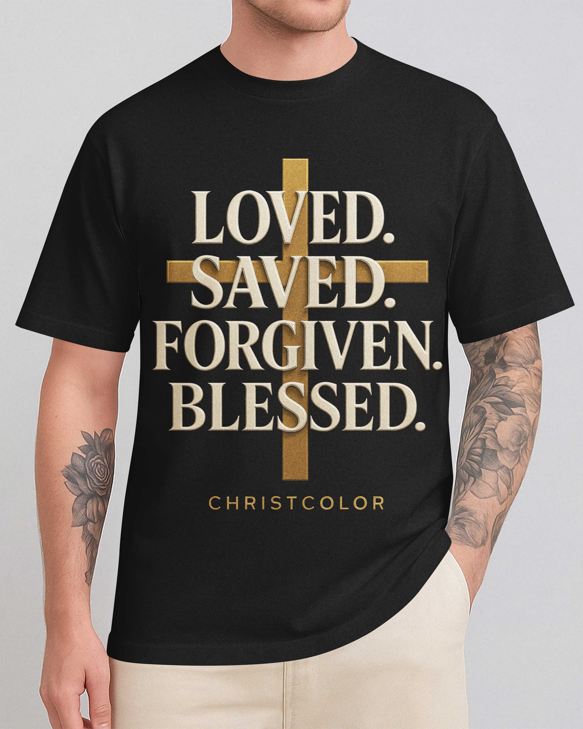 Loved. Saved. Forgiven. Blessed. T-Shirt