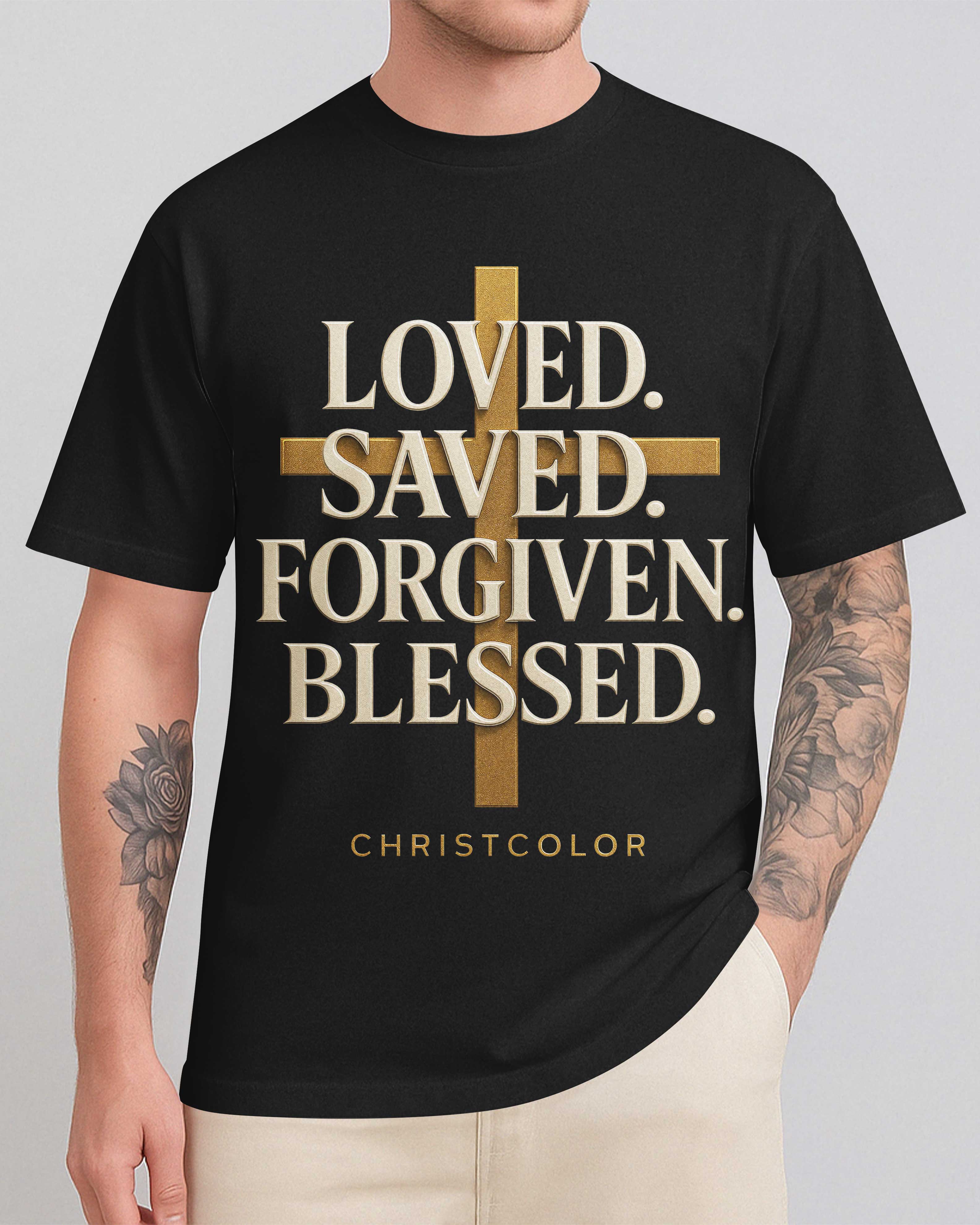 Loved. Saved. Forgiven. Blessed. T-Shirt