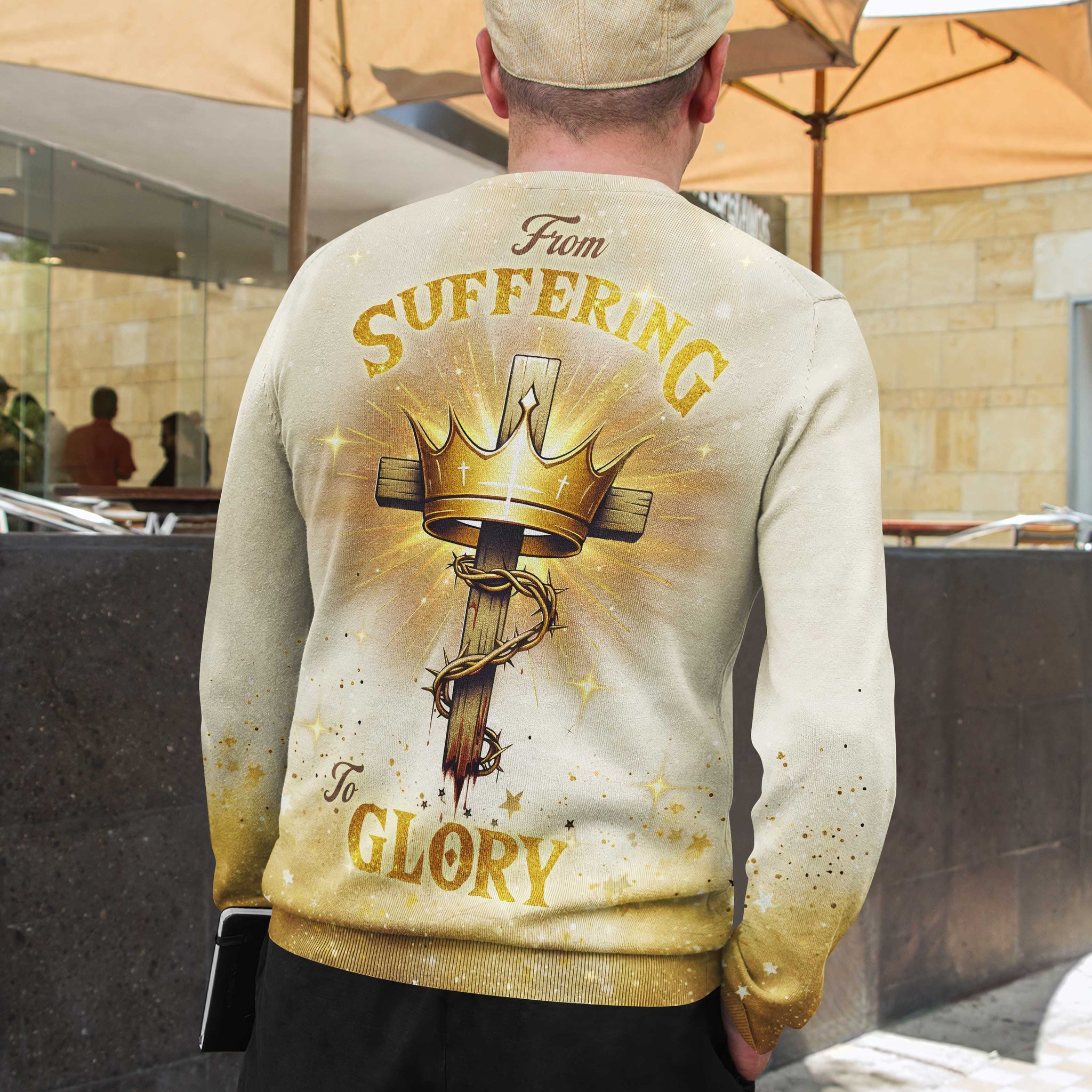 From Suffering To Glory All Over Print Sweater