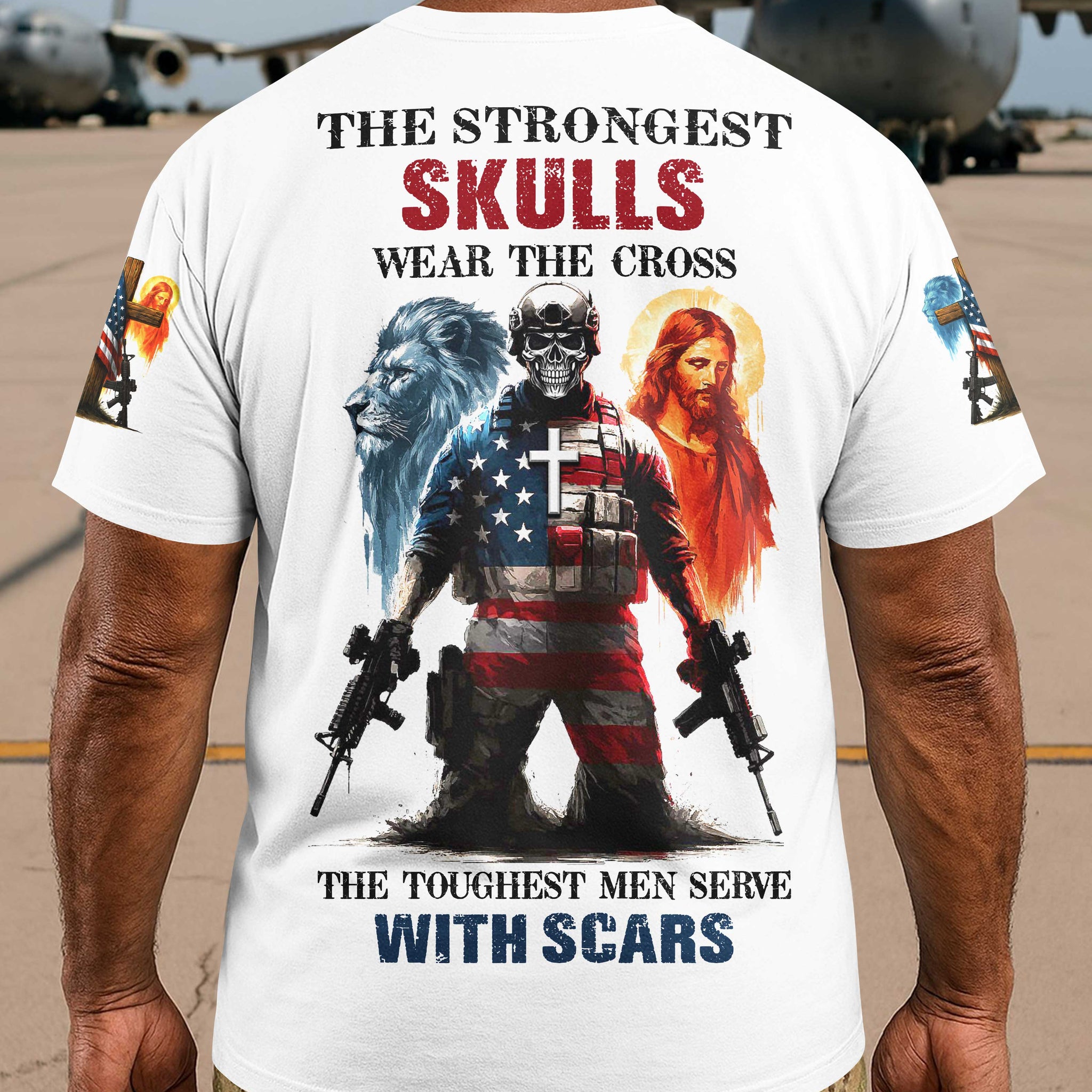 The Strongest Skulls Wear The Cross T-Shirt