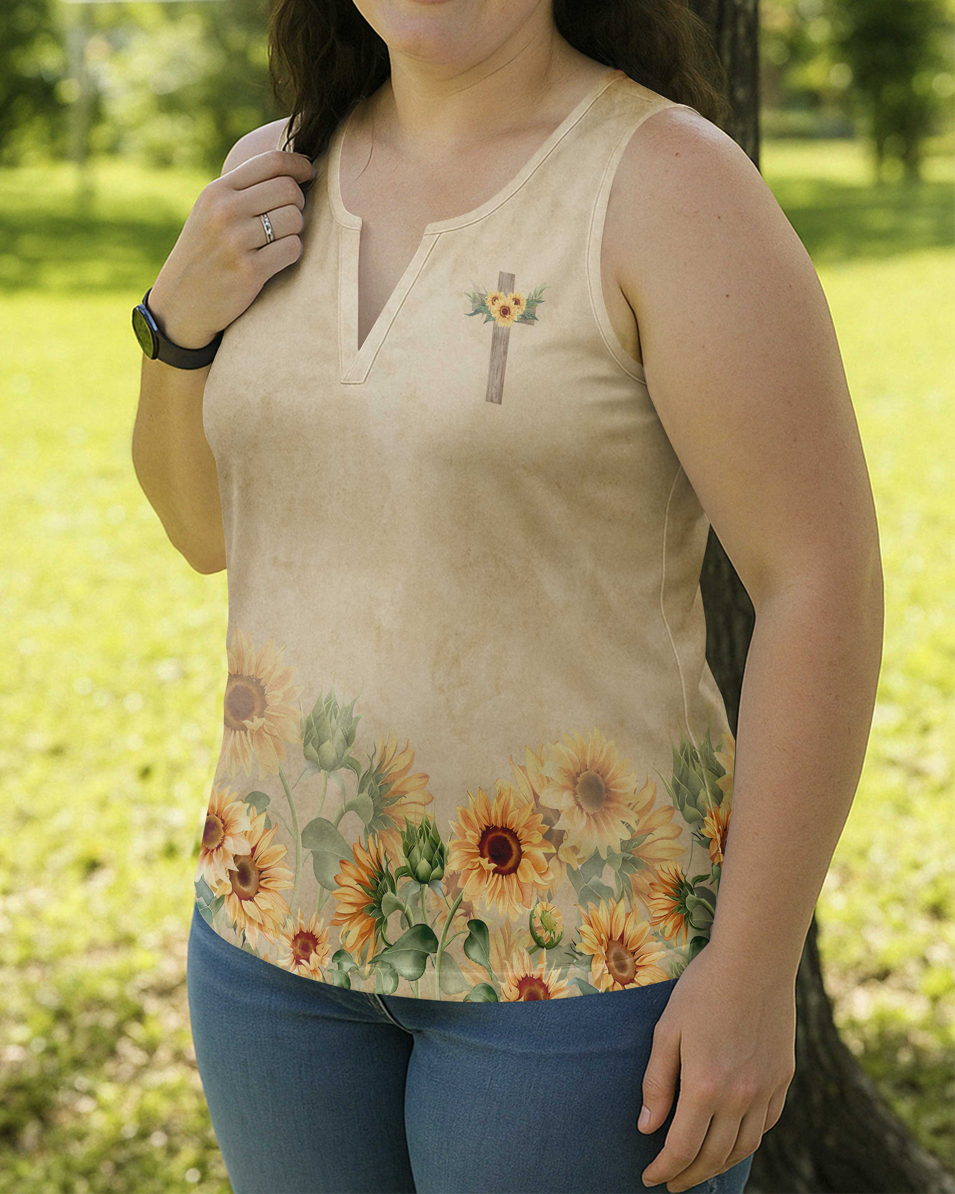 I Believe There Are Angels Among Us V-neck Tank Top
