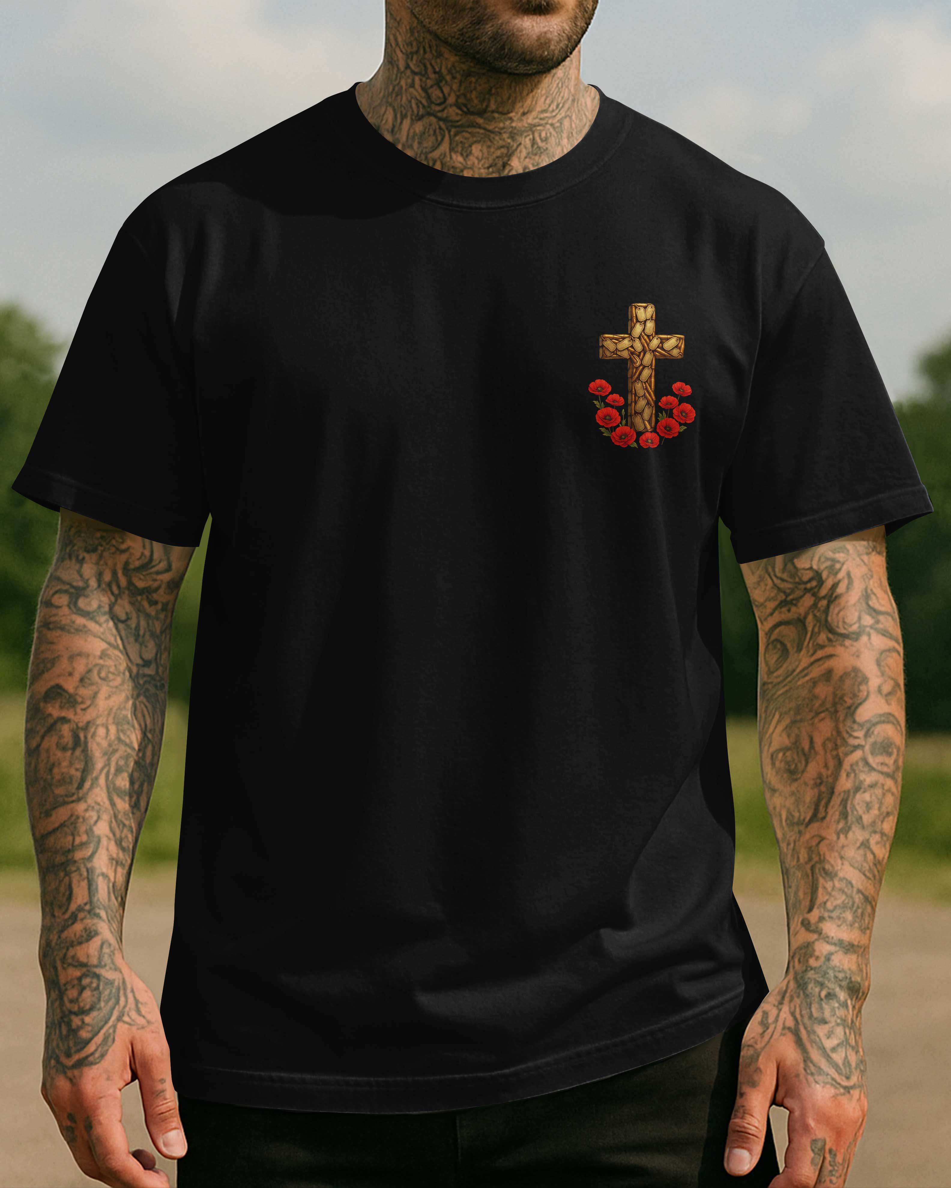 Protected By God Proven In Battle All Over Print T-Shirt