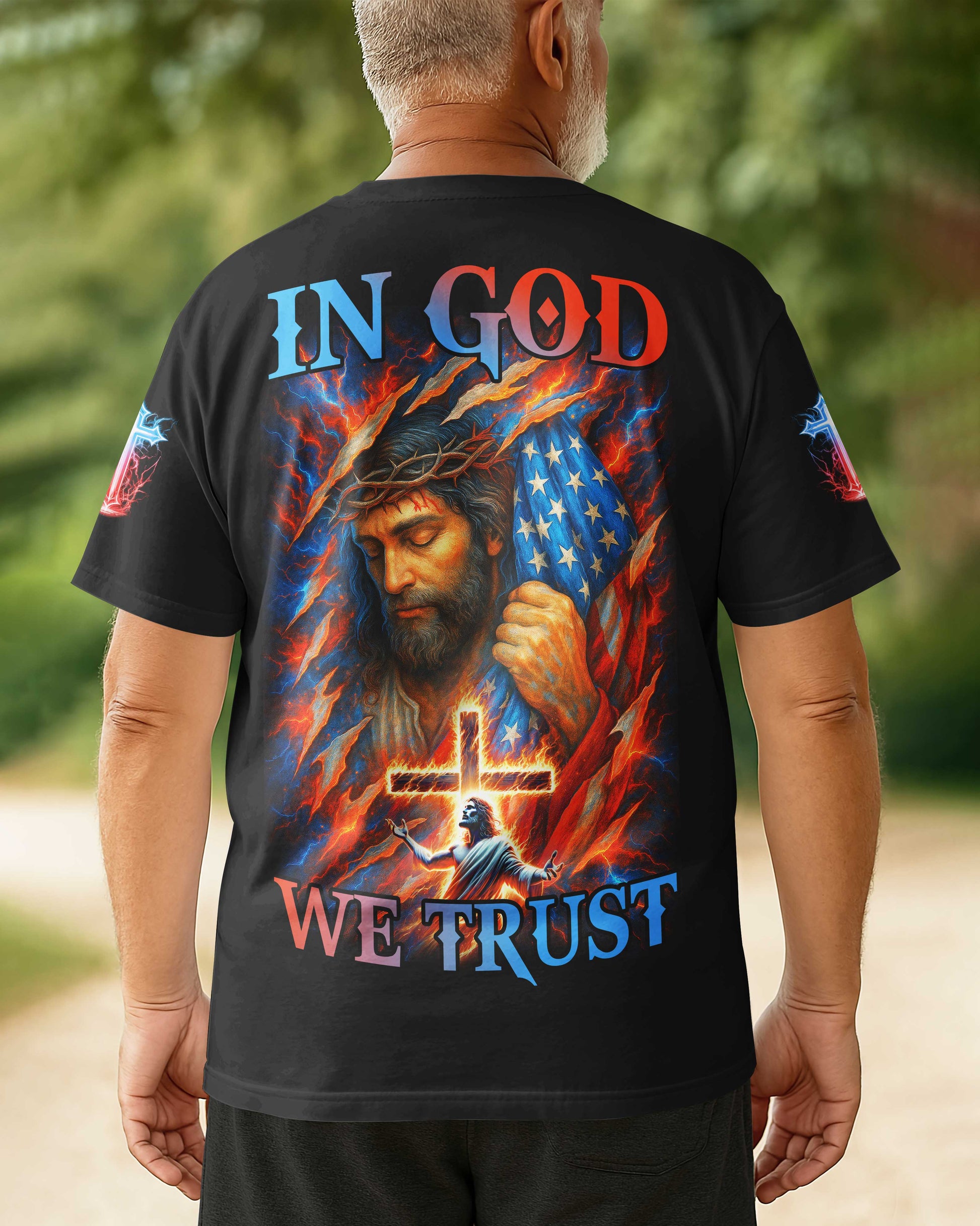 In God We Trust All Over Print T-Shirt