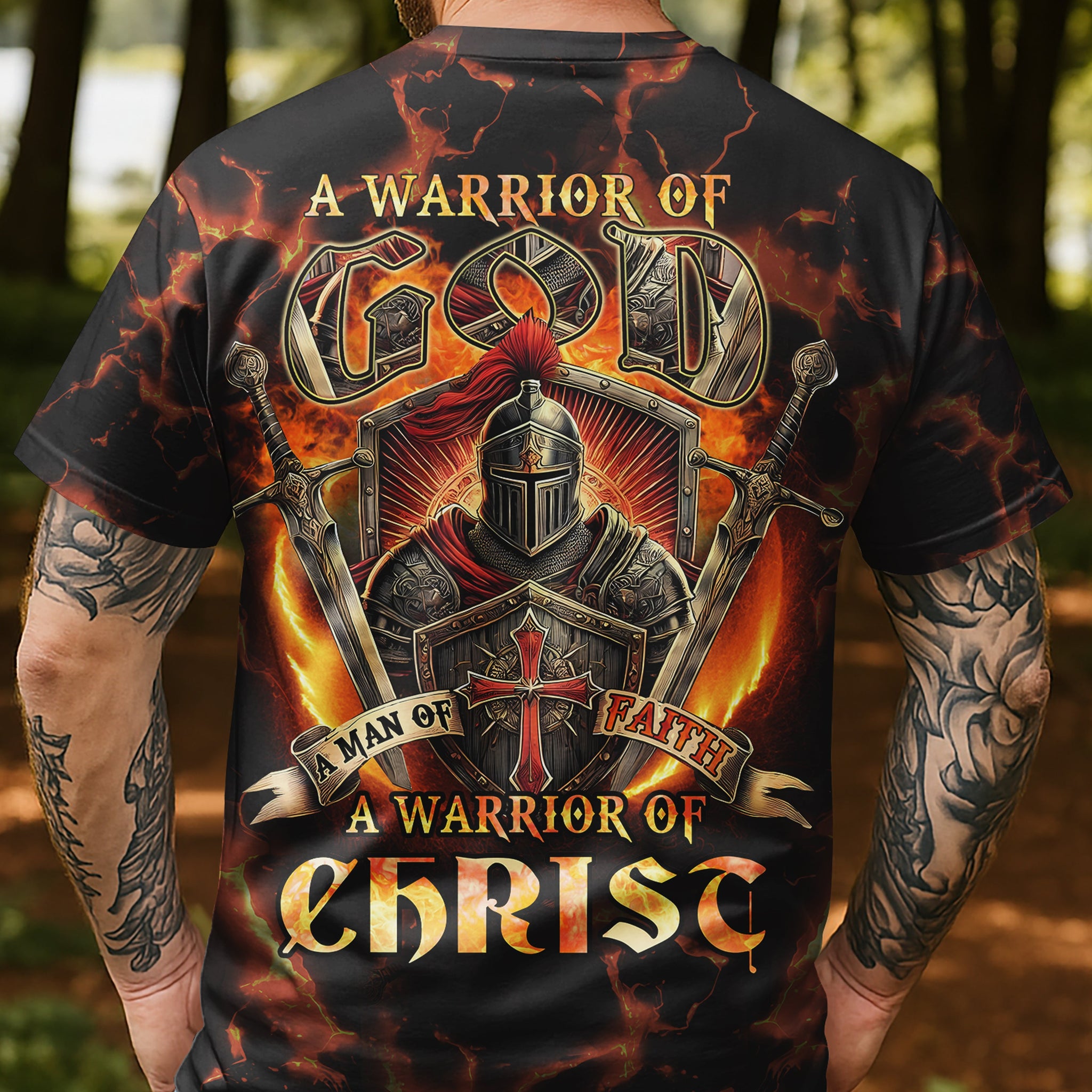 Warrior Of Christ All Over Print T-Shirt