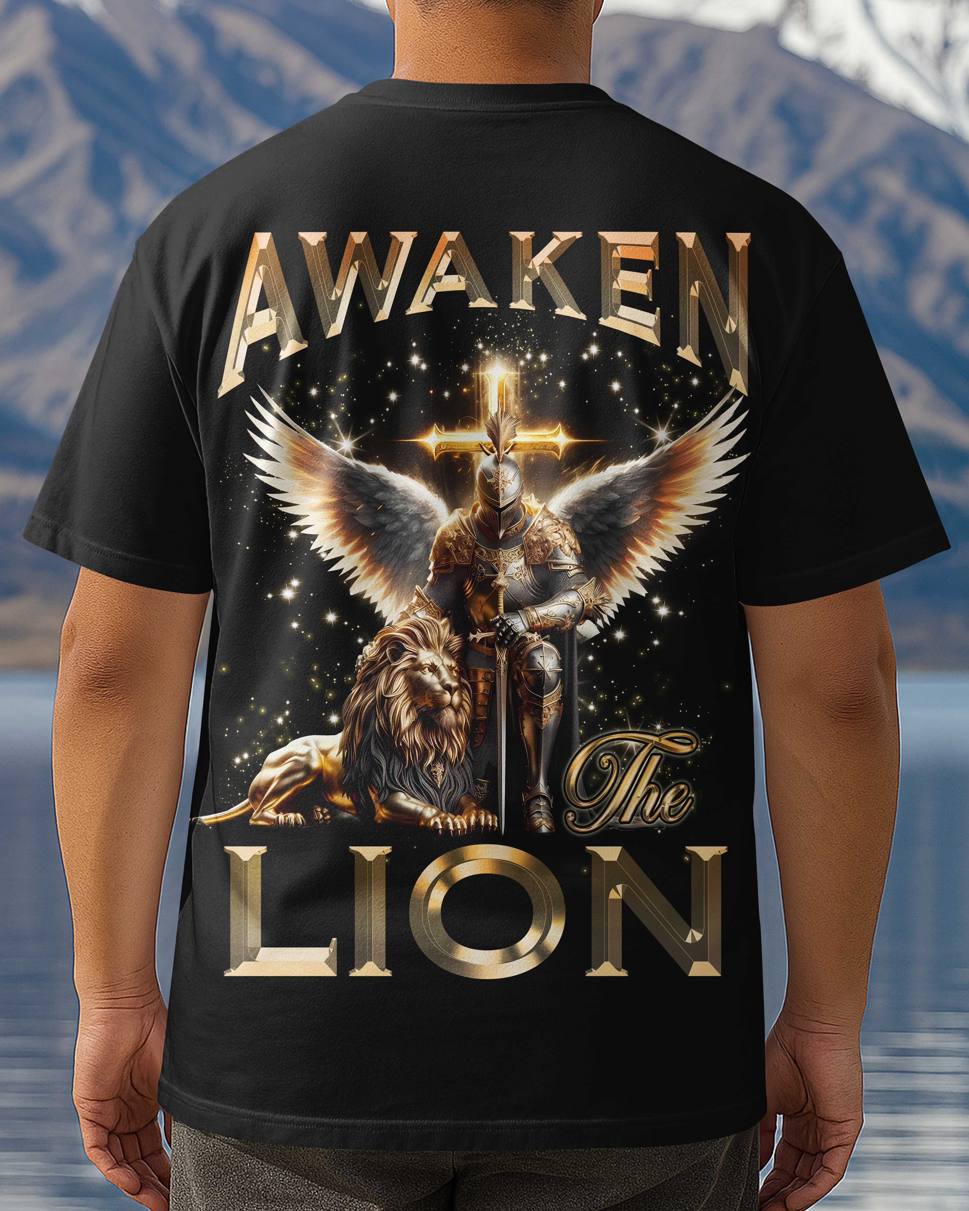 Awaken The Lion All Over Print T-shirt