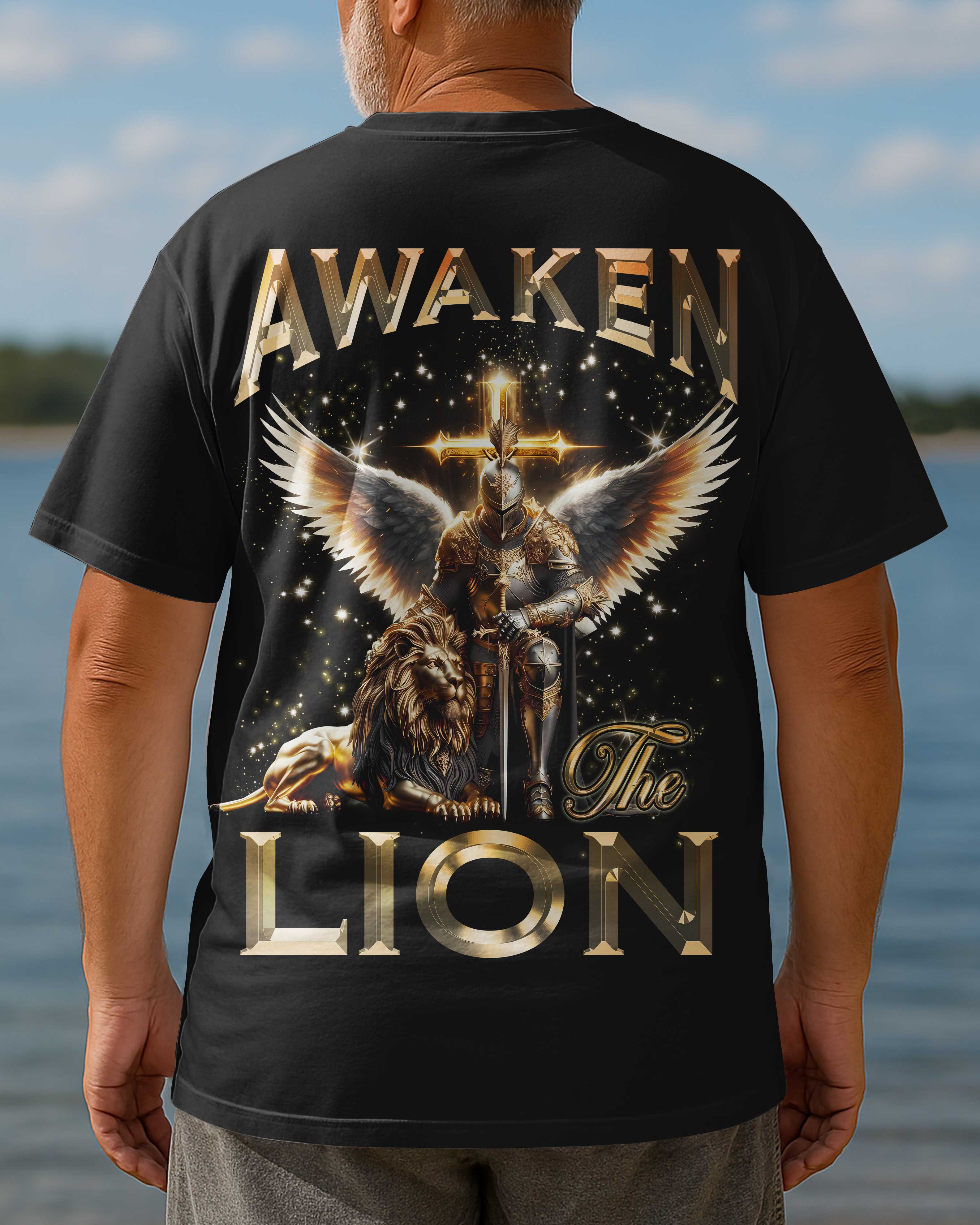 Awaken The Lion All Over Print T-shirt