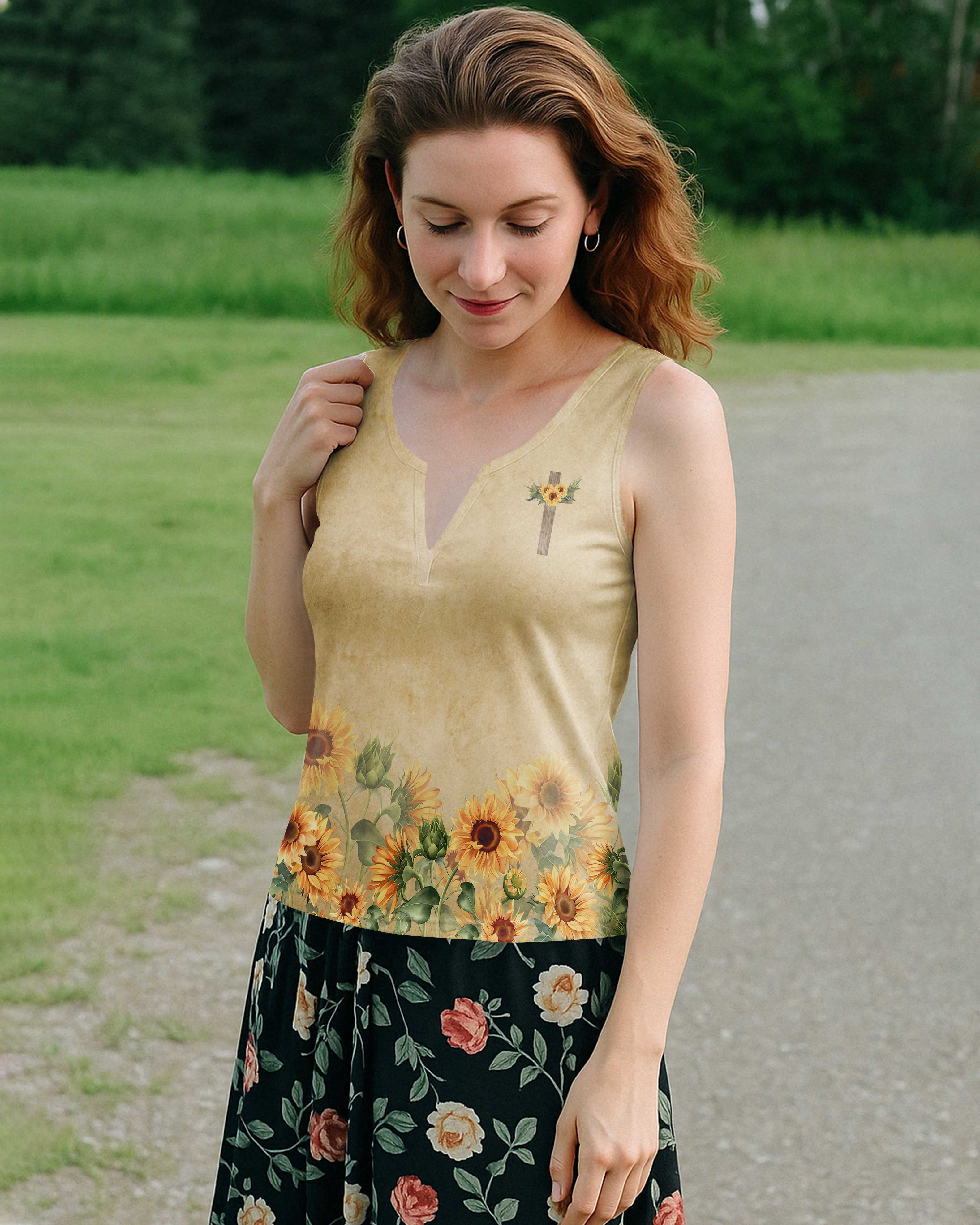 I Believe There Are Angels Among Us V-neck Tank Top