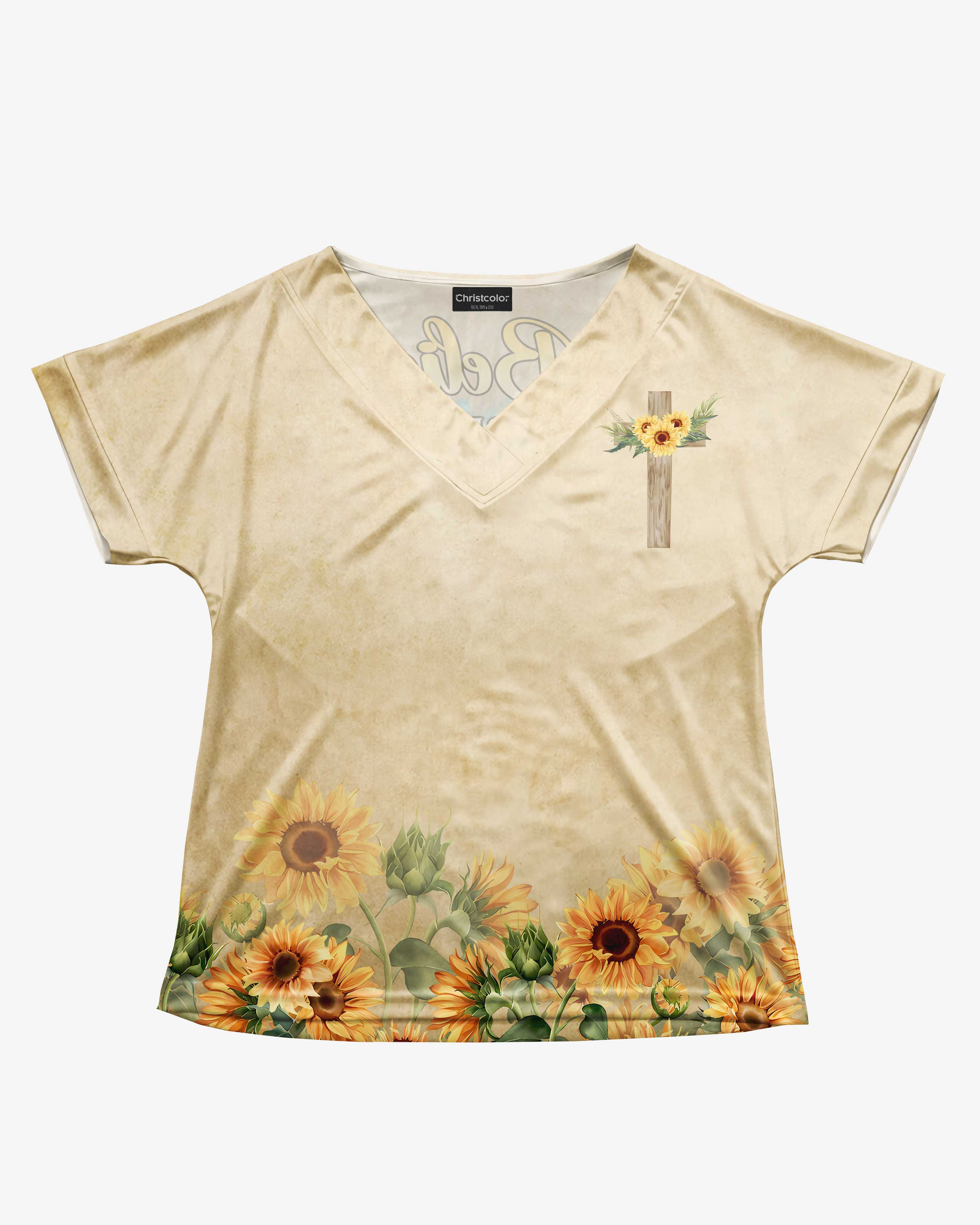 I Believe There Are Angels Among Us All Over Print V-neck Dolman Sleeves Shirt