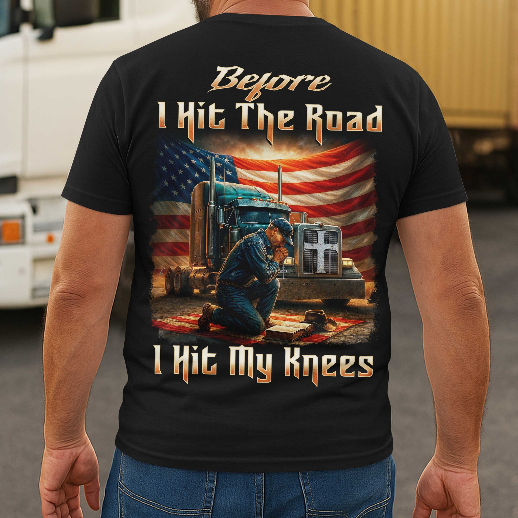 Before I Hit The Road All Over Print T-Shirt
