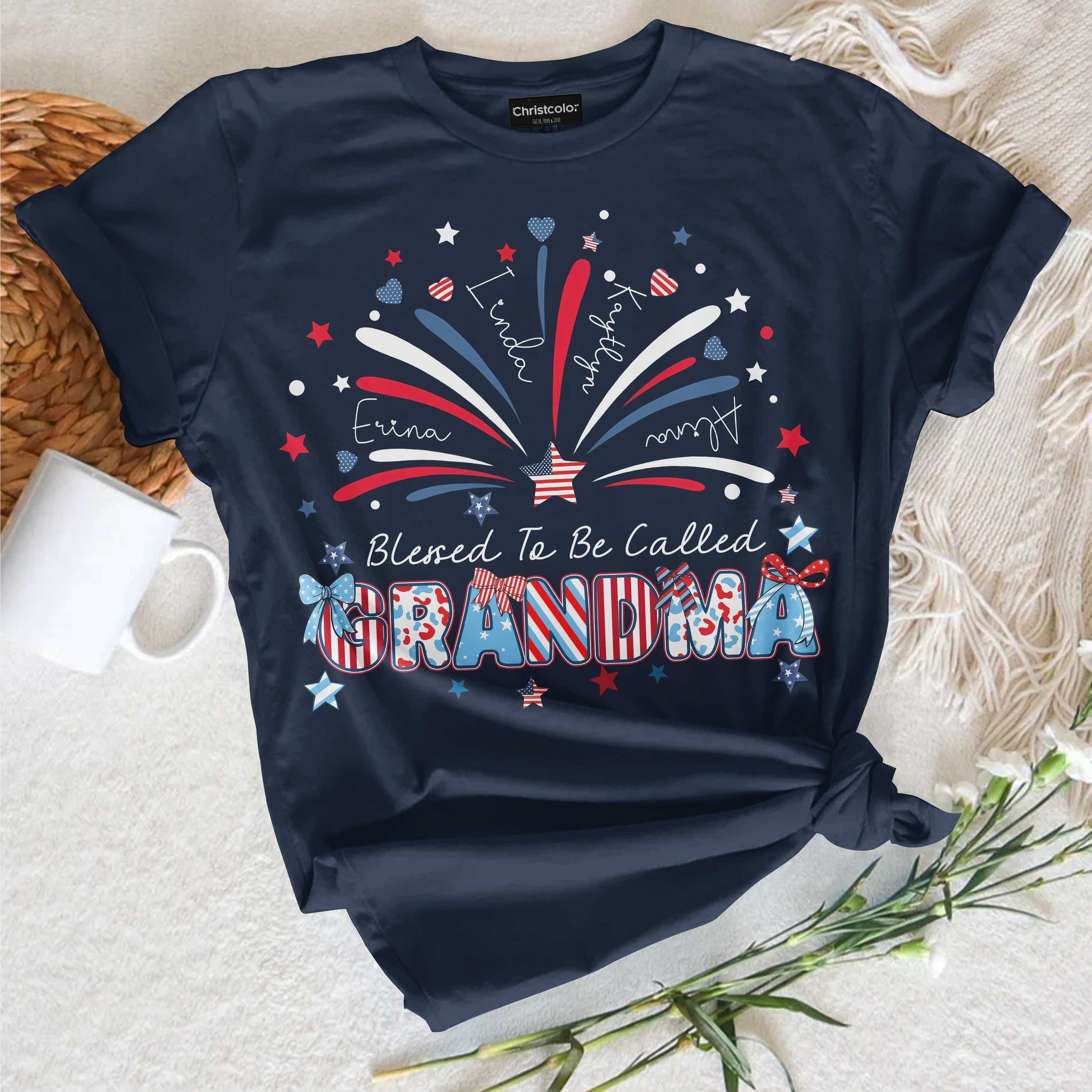 Blessed To Be Called Grandma Independence Day T-Shirt