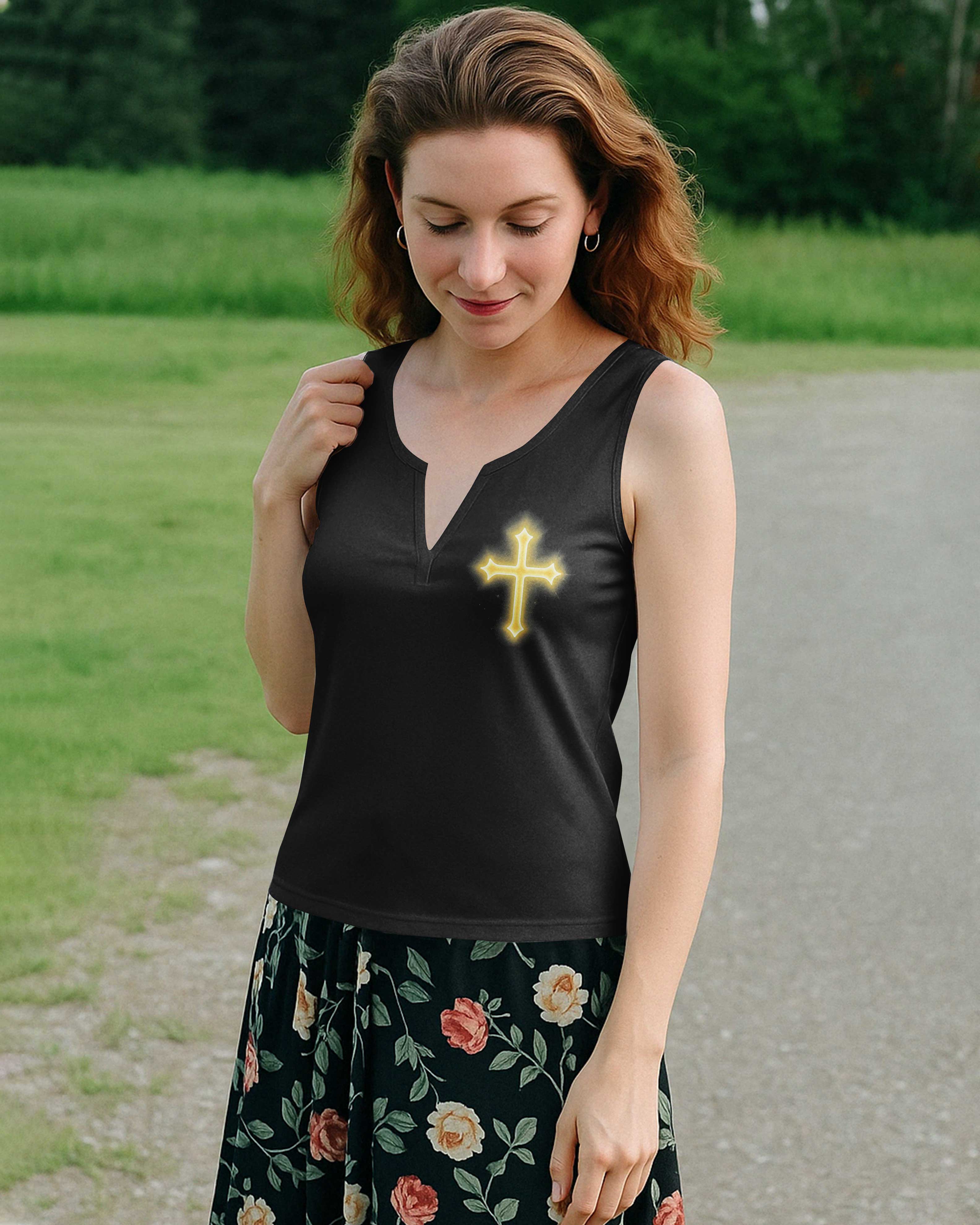 They Will Soar On Wings V-neck Tank Top