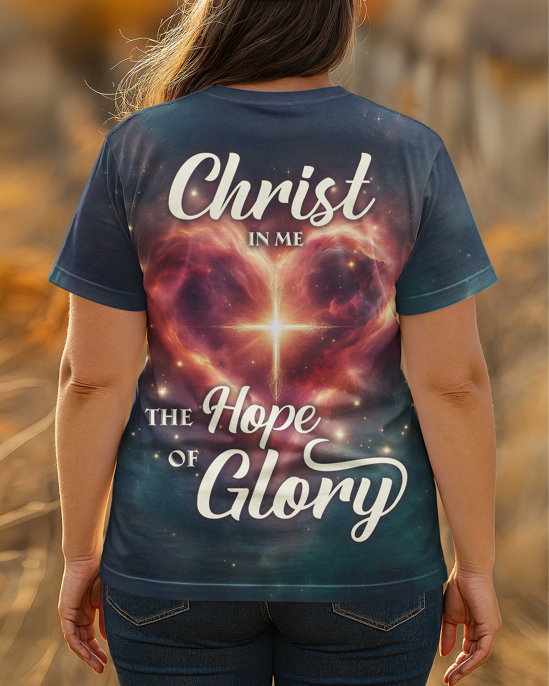 Christ In Me The Hope Of Glory All Over Print T-Shirt