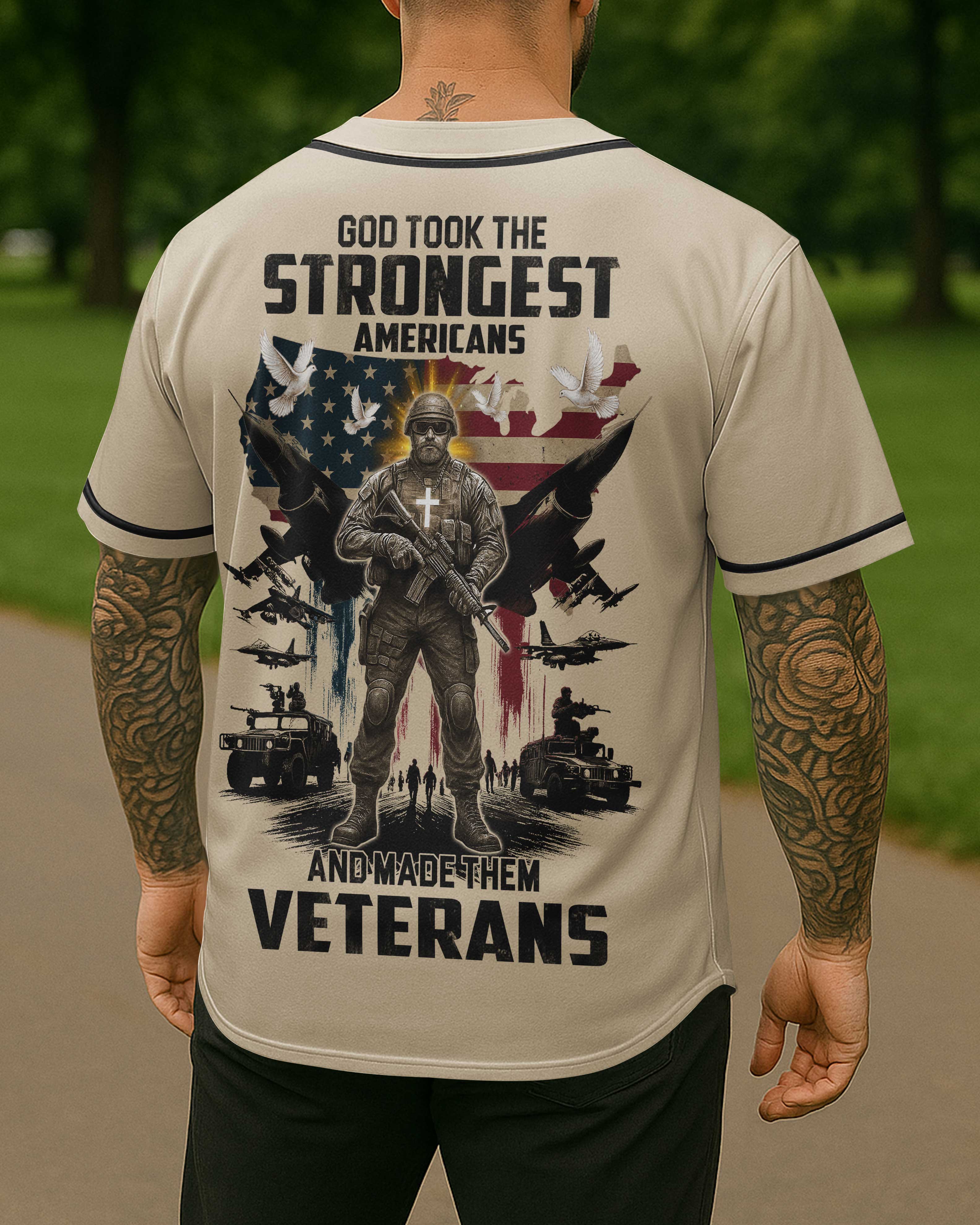 God Took The Strongest Americans Jersey