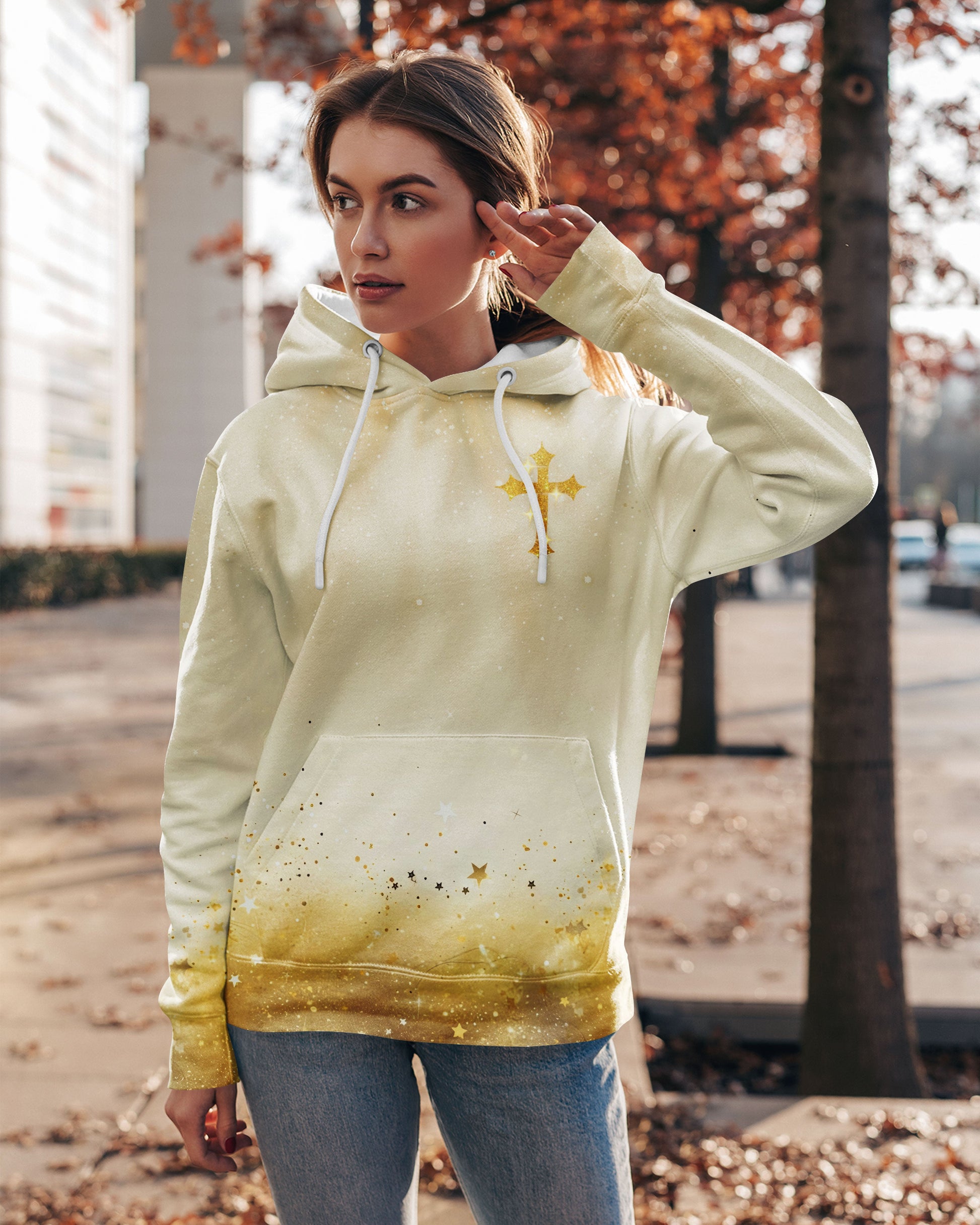 From Suffering To Glory All Over Print Zip Hoodie