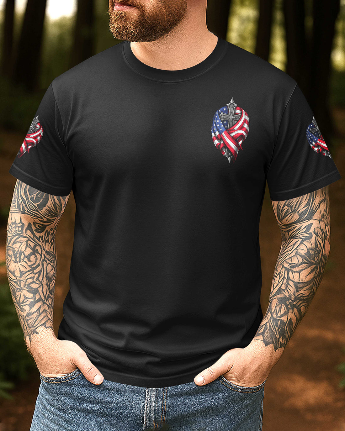 Where The Spirit of The Lord Is All Over Print T-Shirt