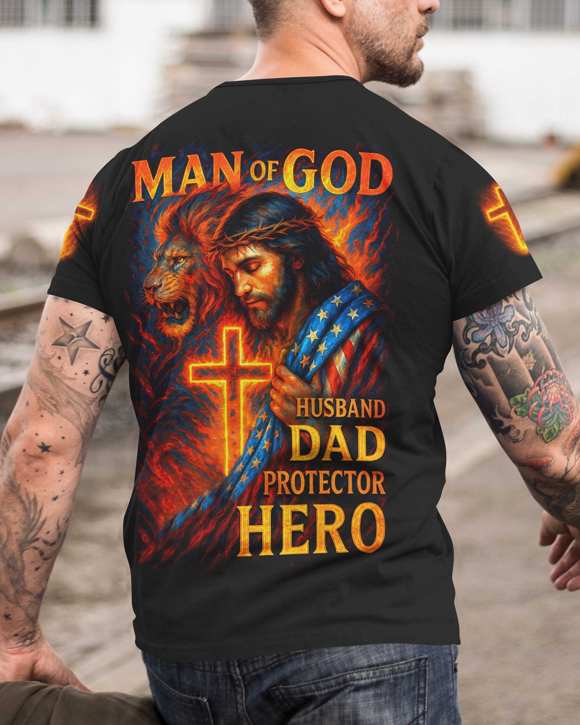 Man Of God All Over Print T-Shirt