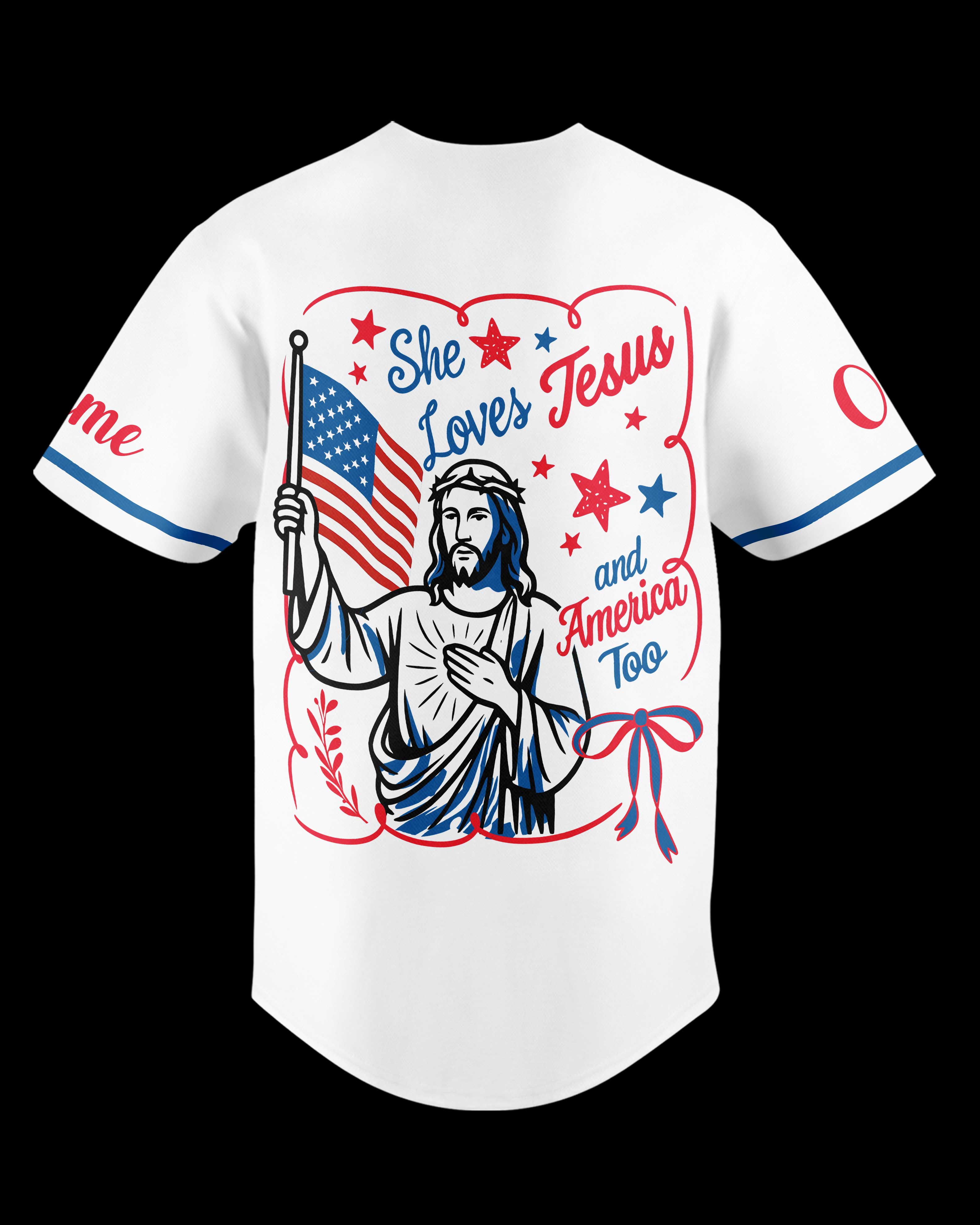 Jesus Saves All Over Print Custom Jersey