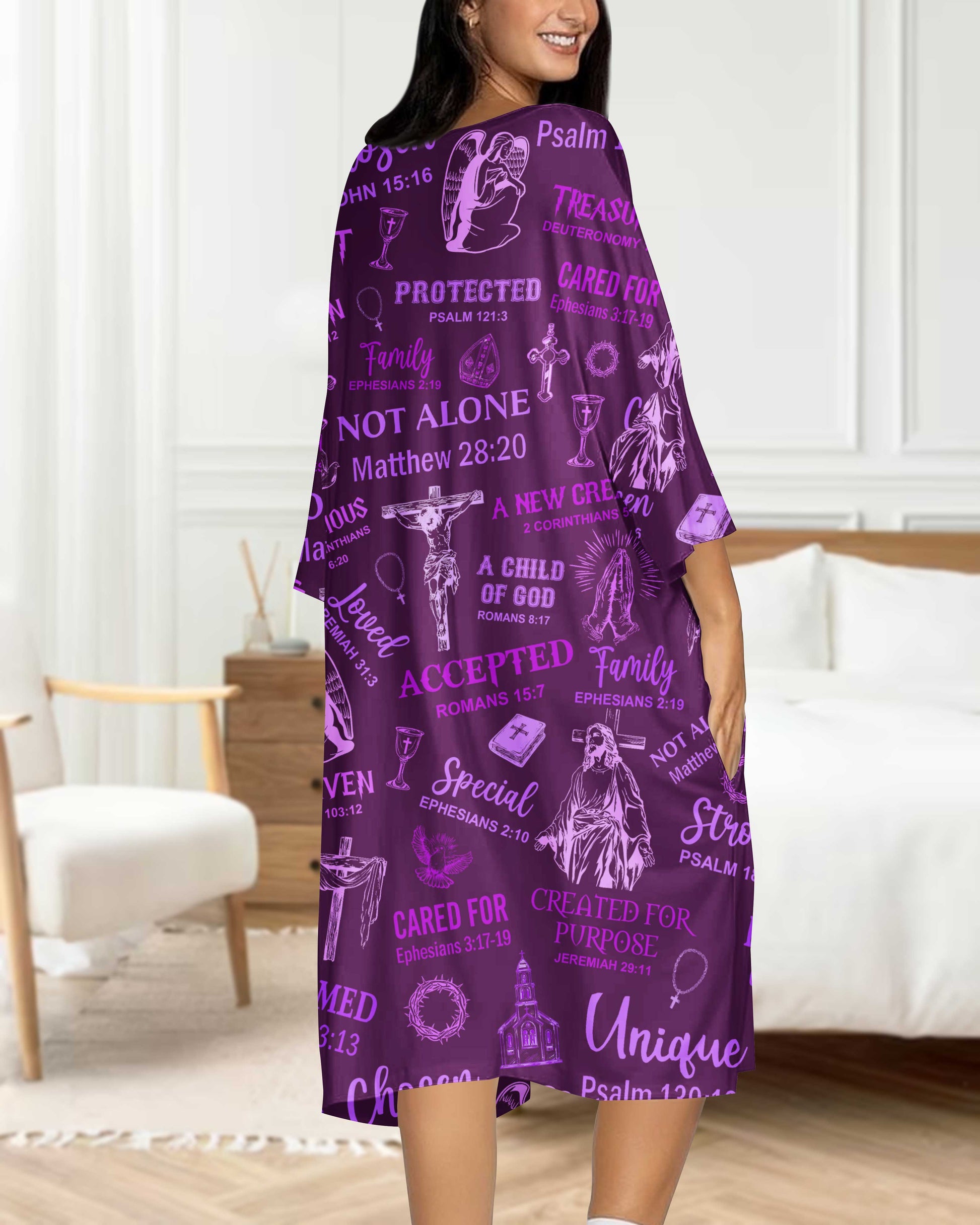 God Says I Am All Over Print Sleep Tee