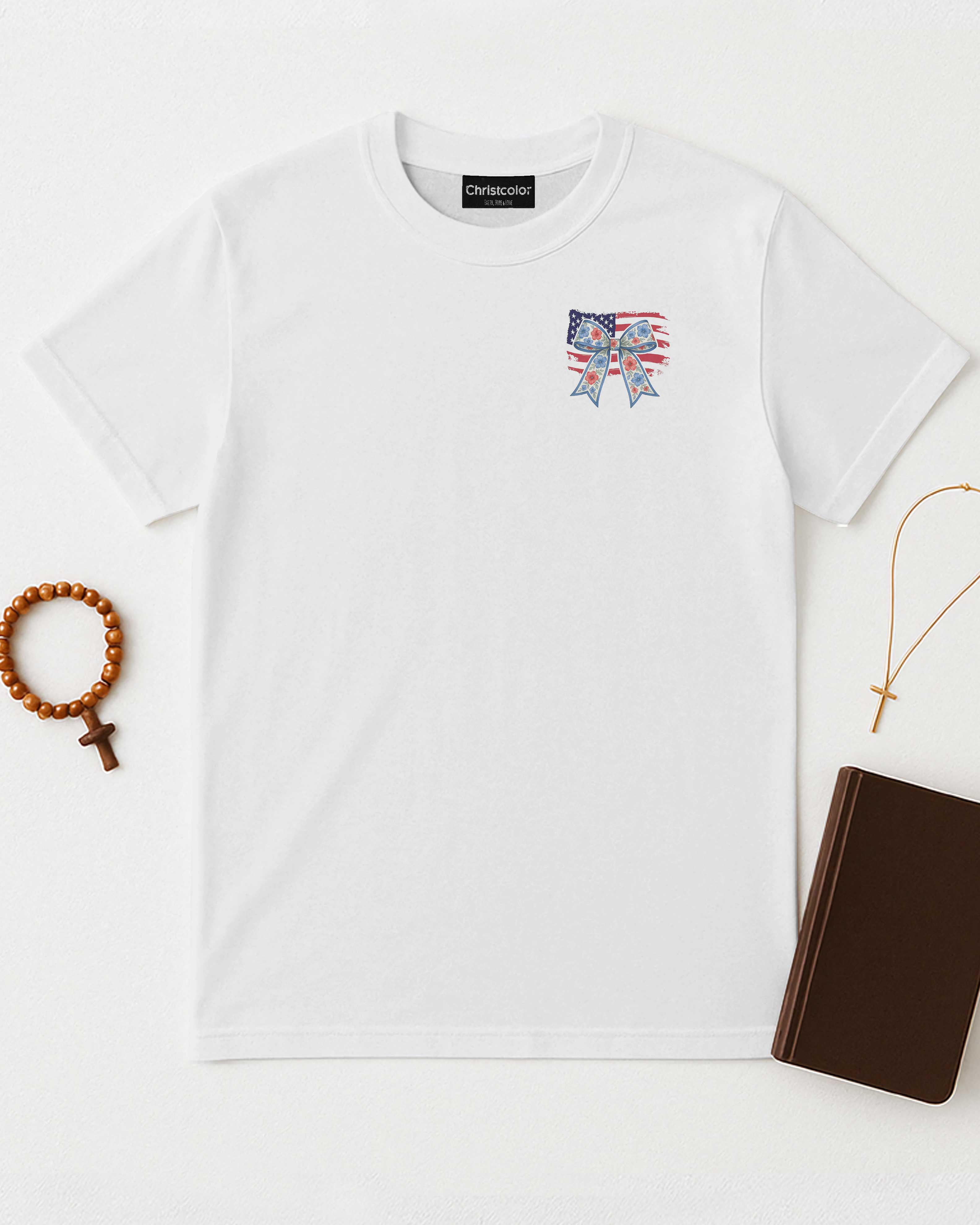 She Loves Jesus And America Too All Over Print T-Shirt