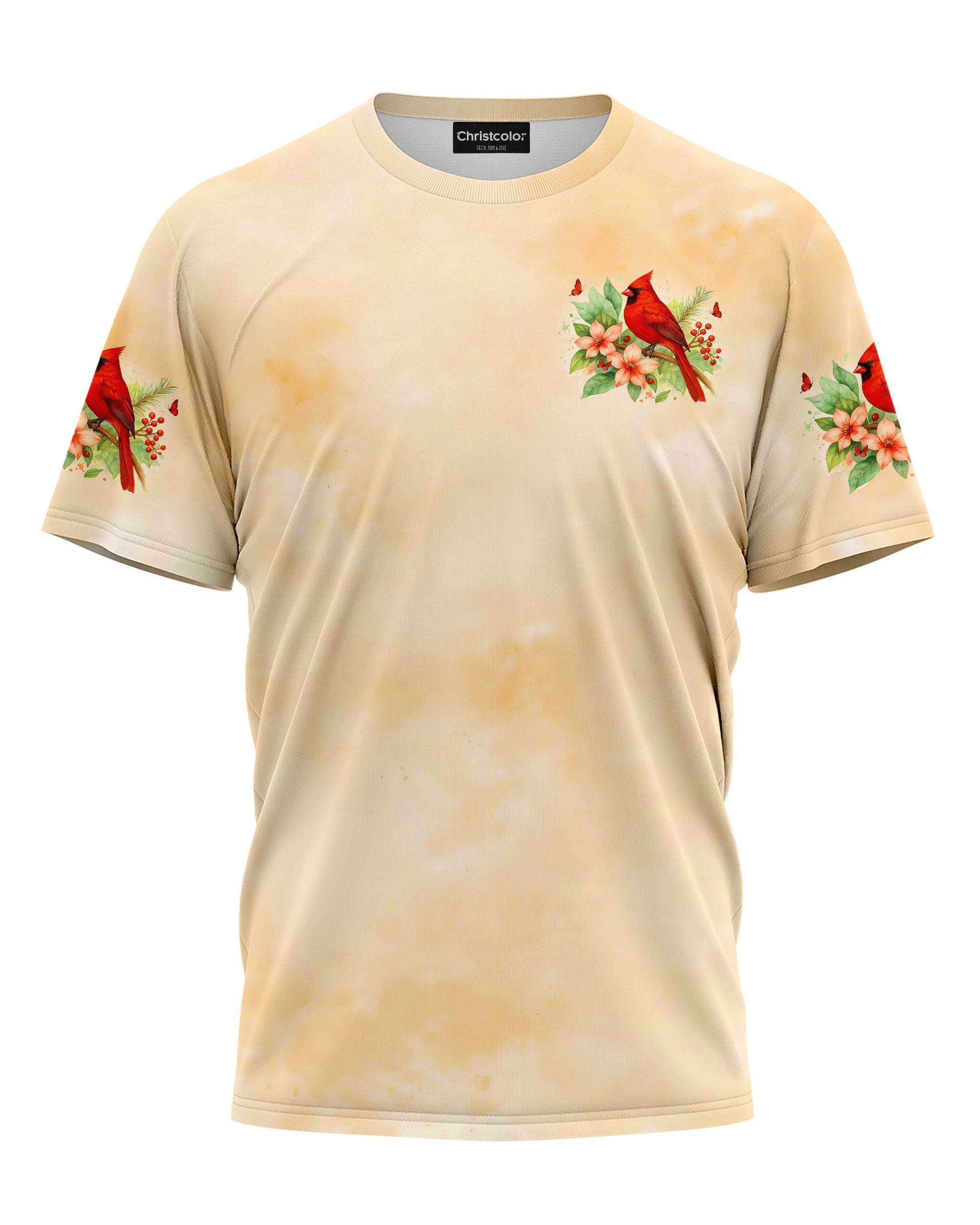 Cardinals Appear When Angels Are Near All Over Print T-shirt