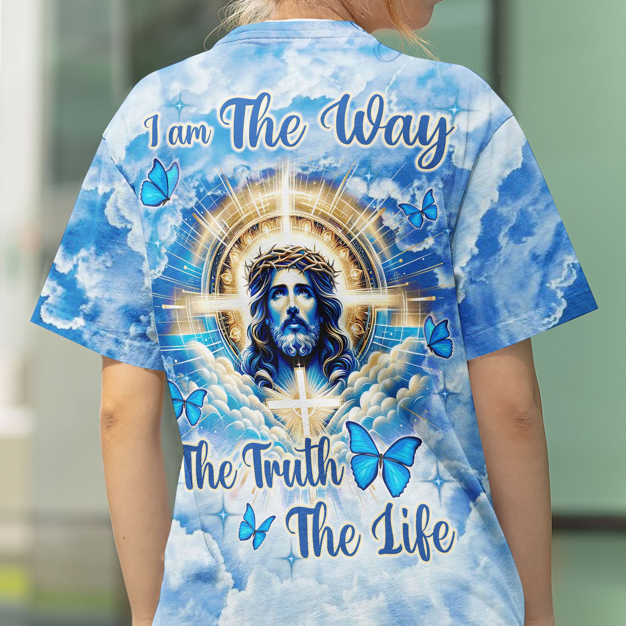 I Am The Way The Truth The Life All Over Print T-shirt