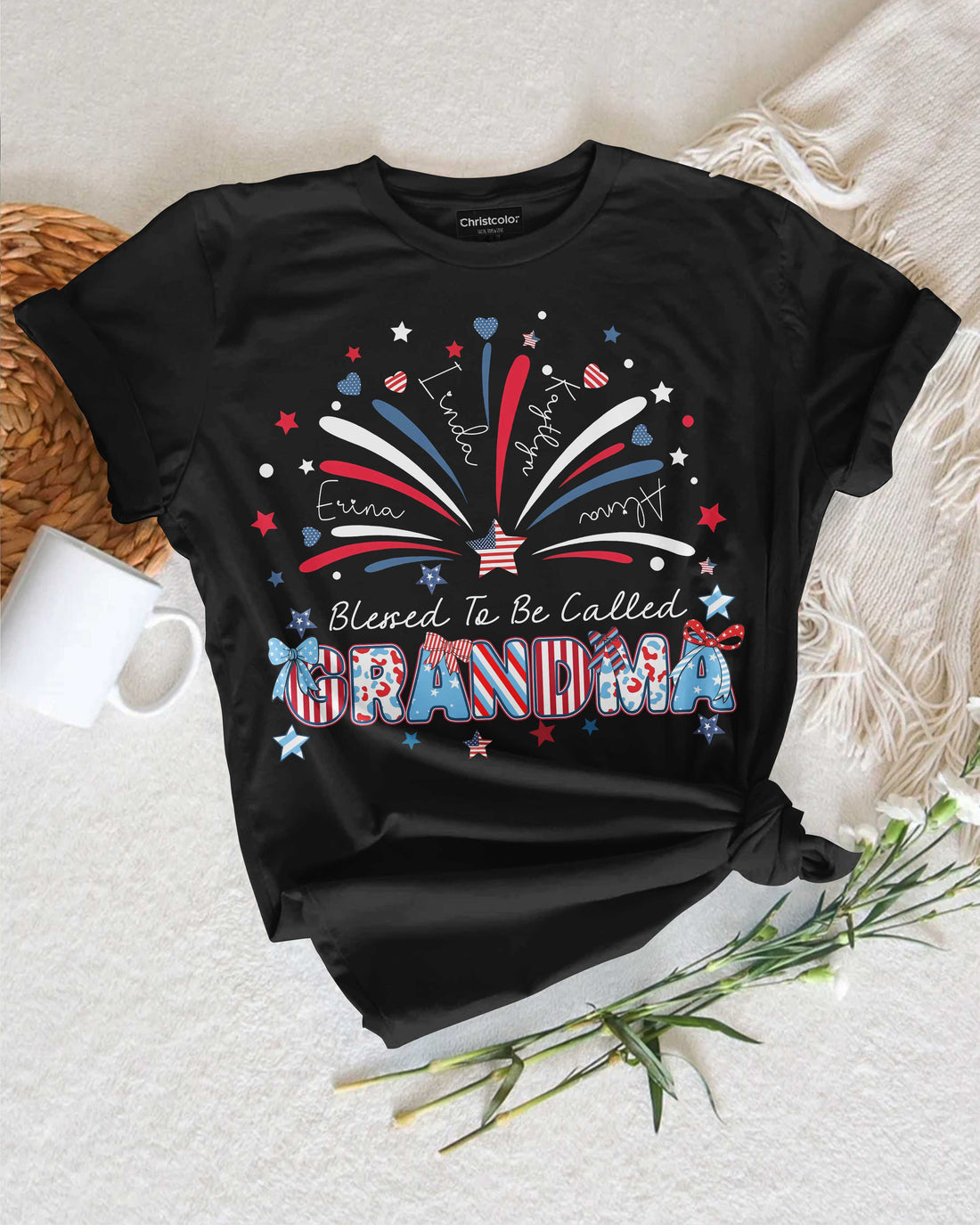 Blessed To Be Called Grandma Independence Day T-Shirt