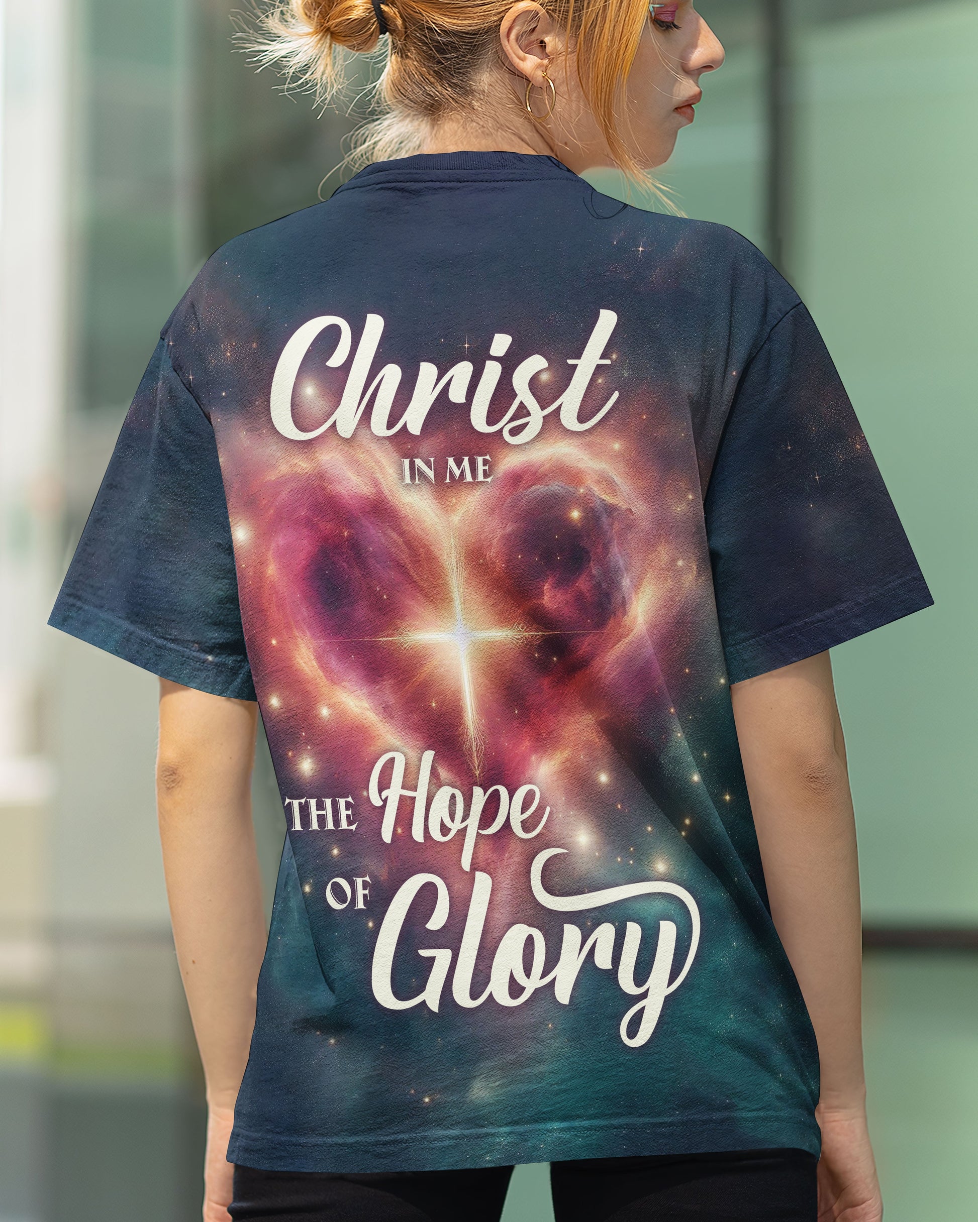 Christ In Me The Hope Of Glory All Over Print T-Shirt