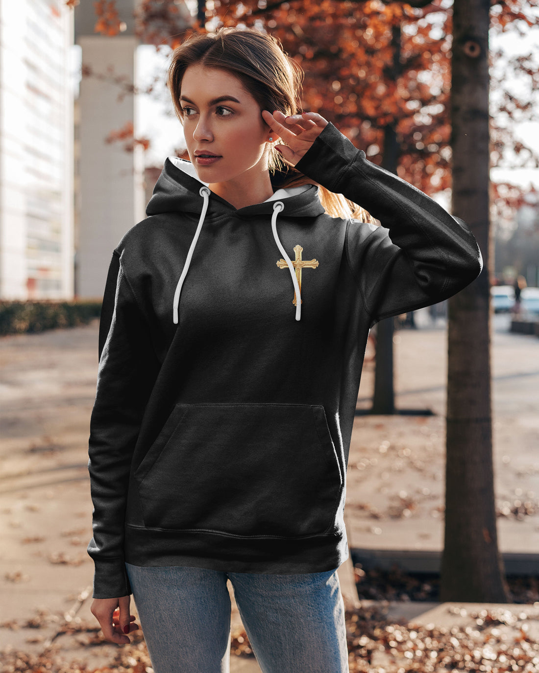 He Died For Me So I'll Live For Him All Over Print Hoodie