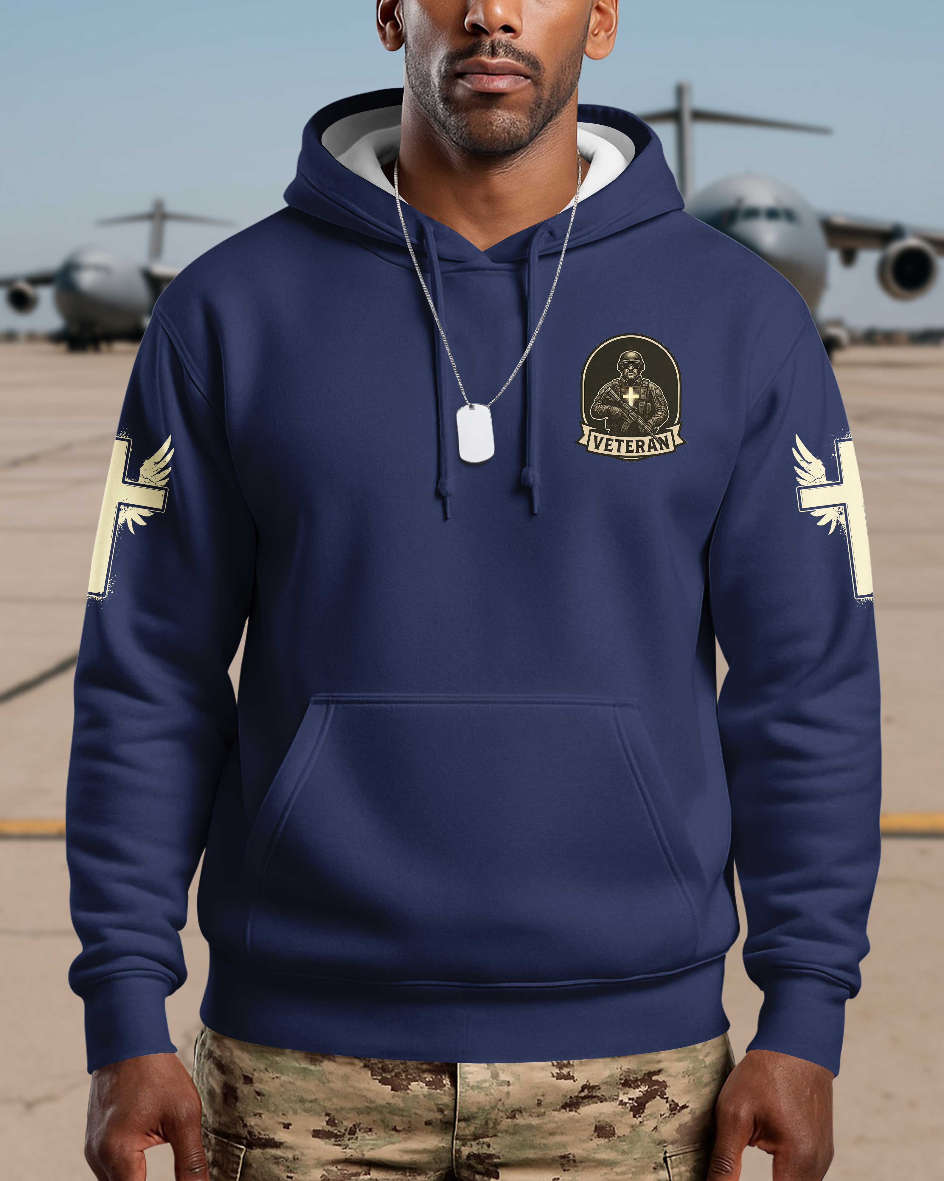 God Took The Strongest Americans All Over Print Hoodie