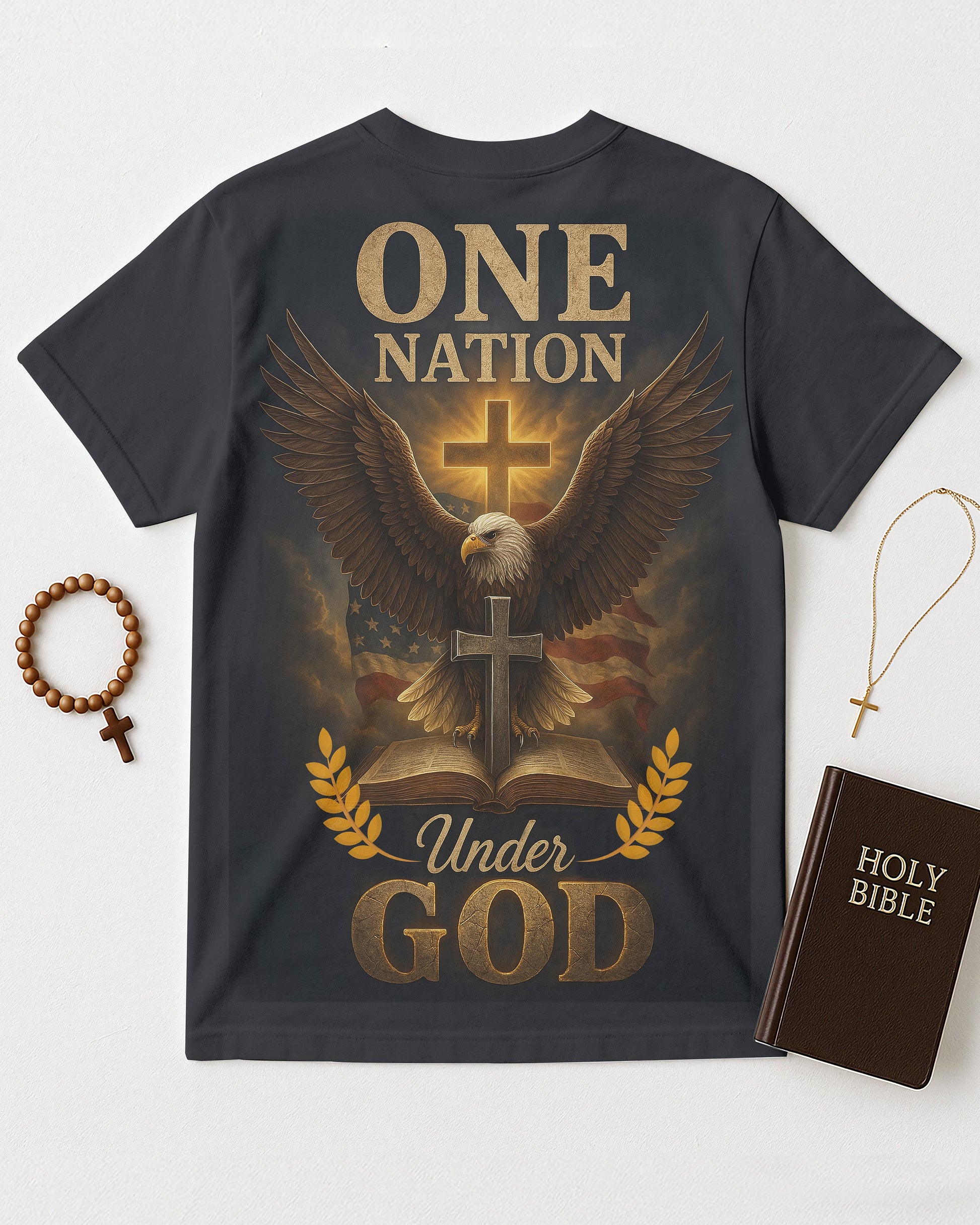 One Nation Under God All Over Print T-shirt