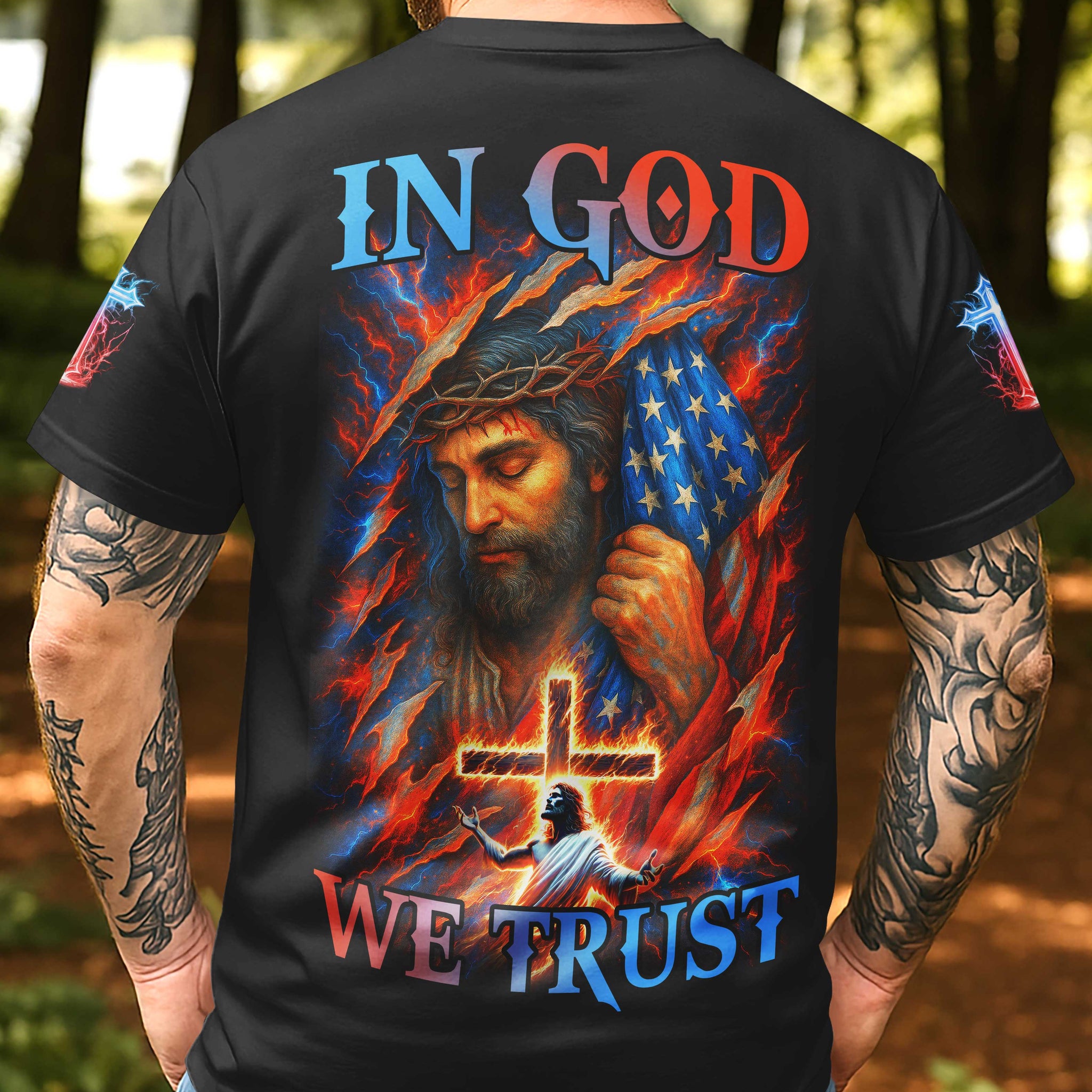 In God We Trust All Over Print T-Shirt