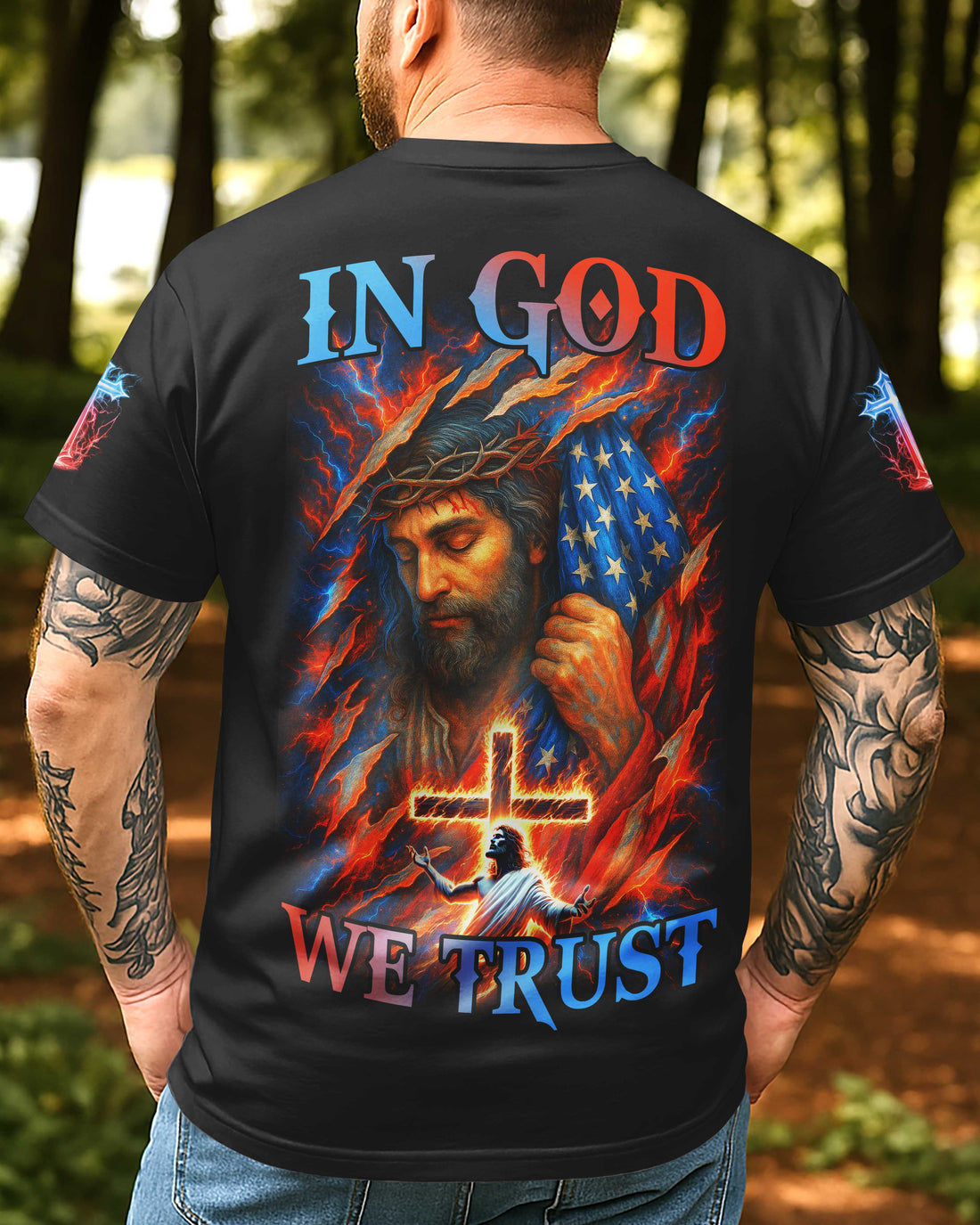 In God We Trust All Over Print T-Shirt